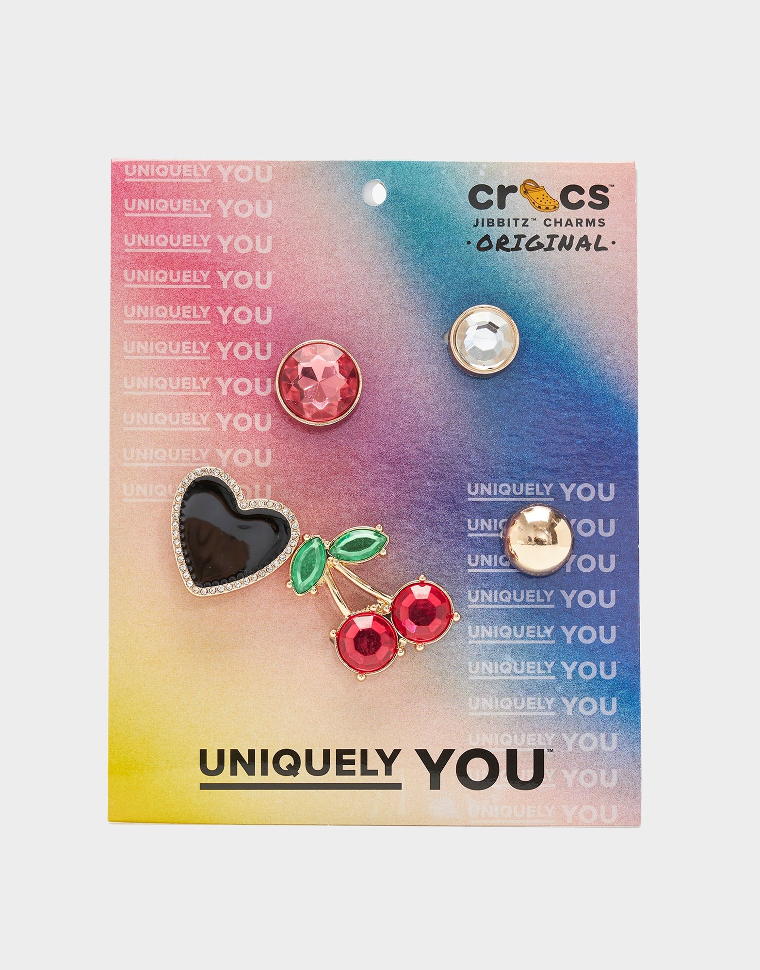 Multi Crocs Jibbitz Charms 'Elevated Red' 5 Pack JD Sports