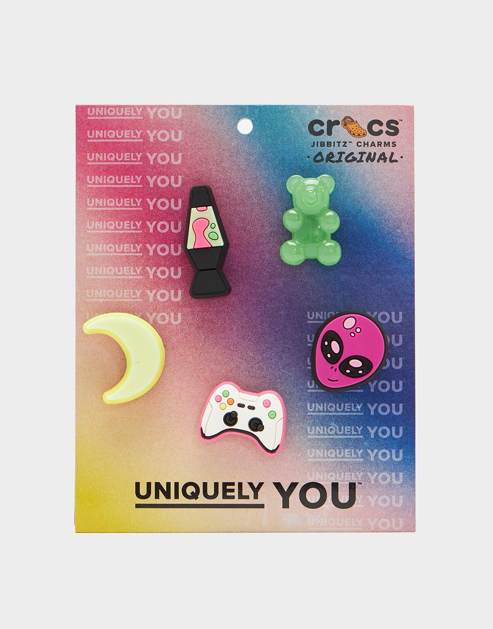Multi Crocs Jibbitz Charms 'Night Gamer' 5 Pack JD Sports
