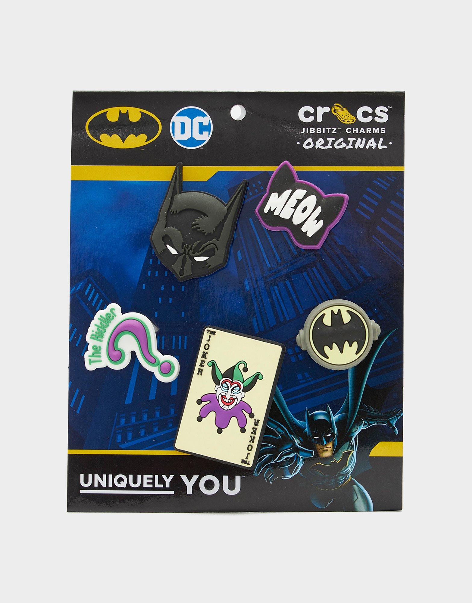 Multi Crocs Jibbitz Charms Batman 5 Pack JD Sports