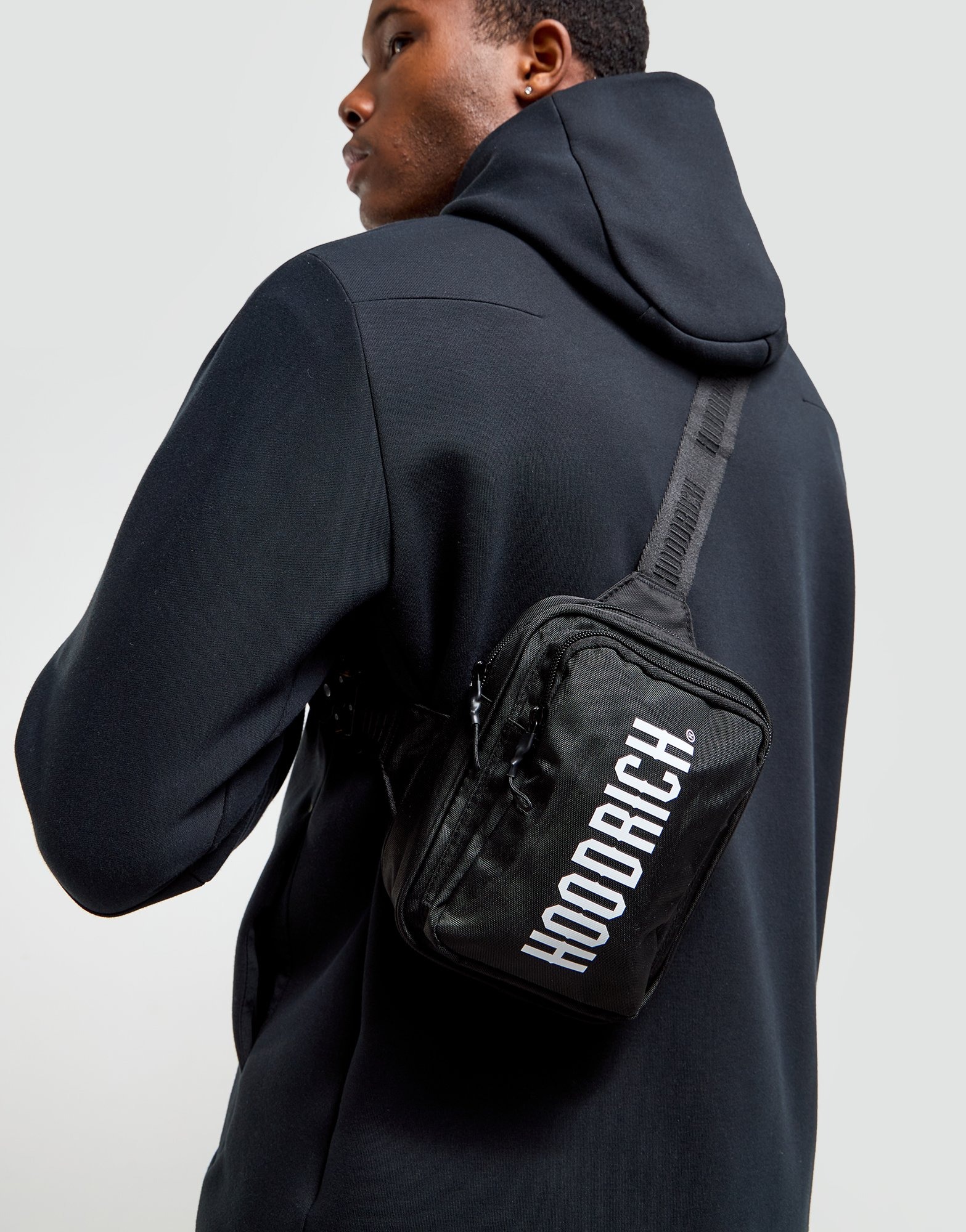 Black Hoodrich Core Crossbody Bag JD Sports Australia