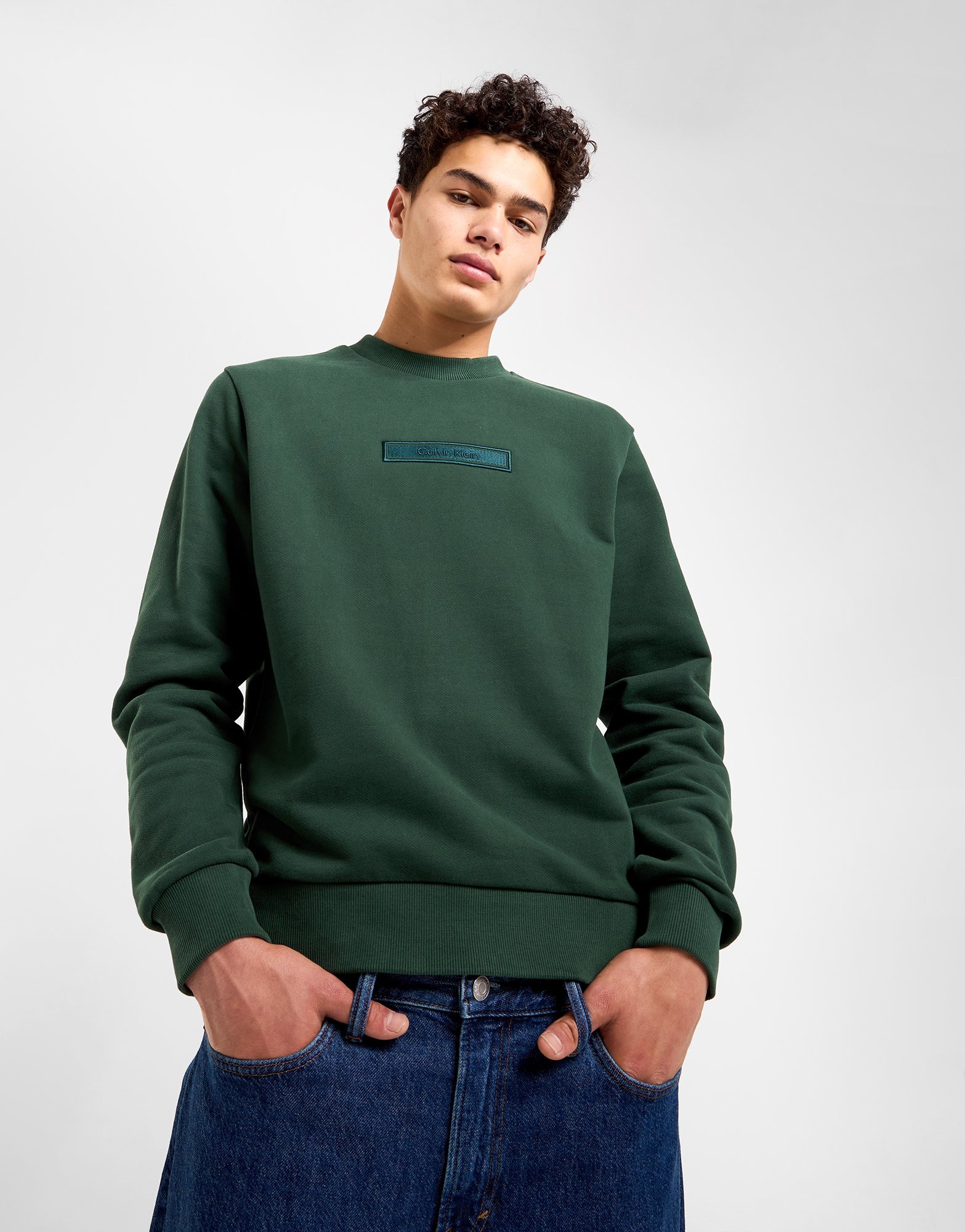 Green Calvin Klein Sweatshirt JD Sports NZ