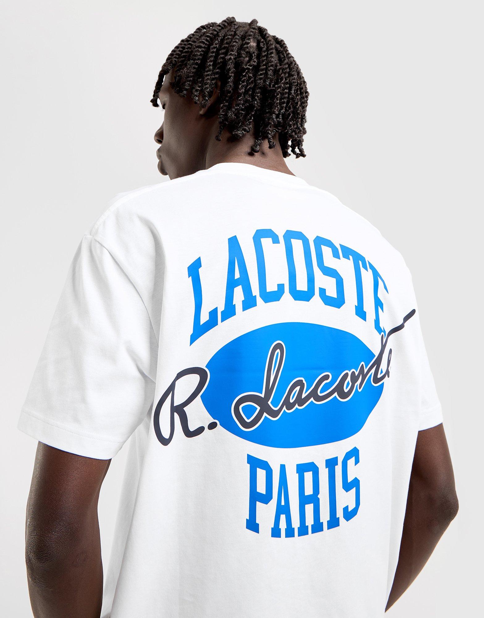 Lacoste live logo t shirt best sale