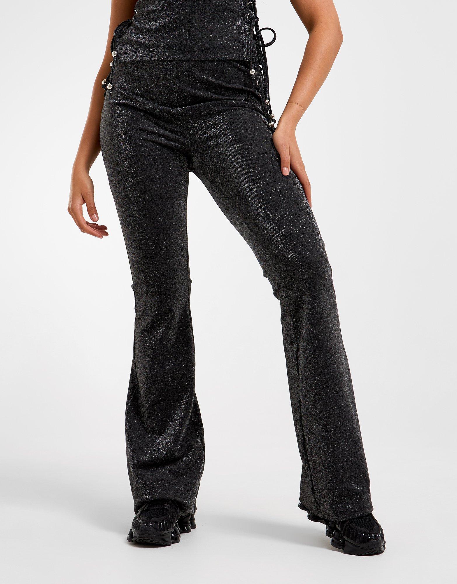 Playboy Glitter Flare Leggings