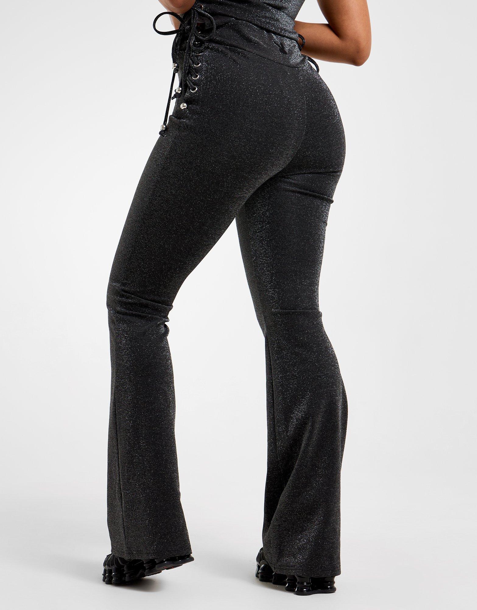 Playboy Glitter Flare Leggings