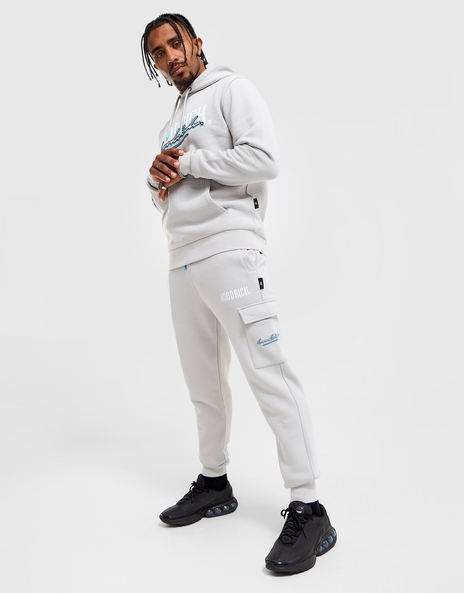 Grey Hoodrich Splatter Joggers JD Sports Australia