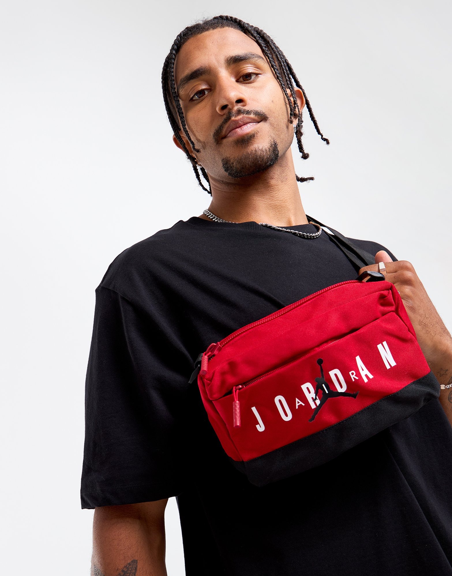 Red top Jordan Air Waist Bag JD