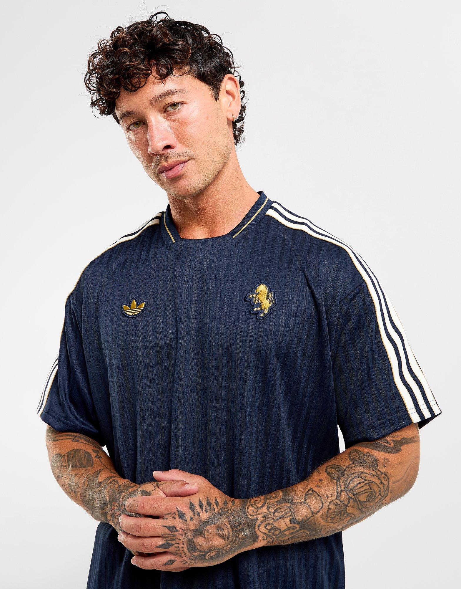 Blue adidas Originals Juventus Terrace Icons Jersey - JD