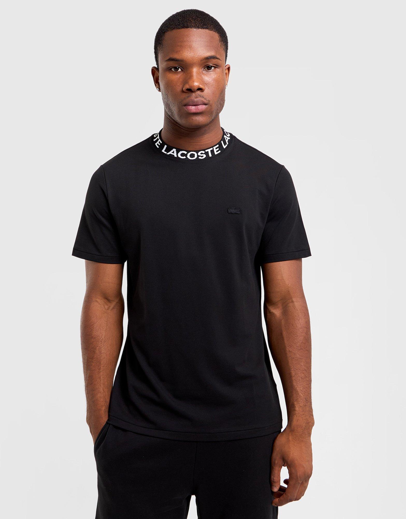 Lacoste Jacquard Neck T-Shirt