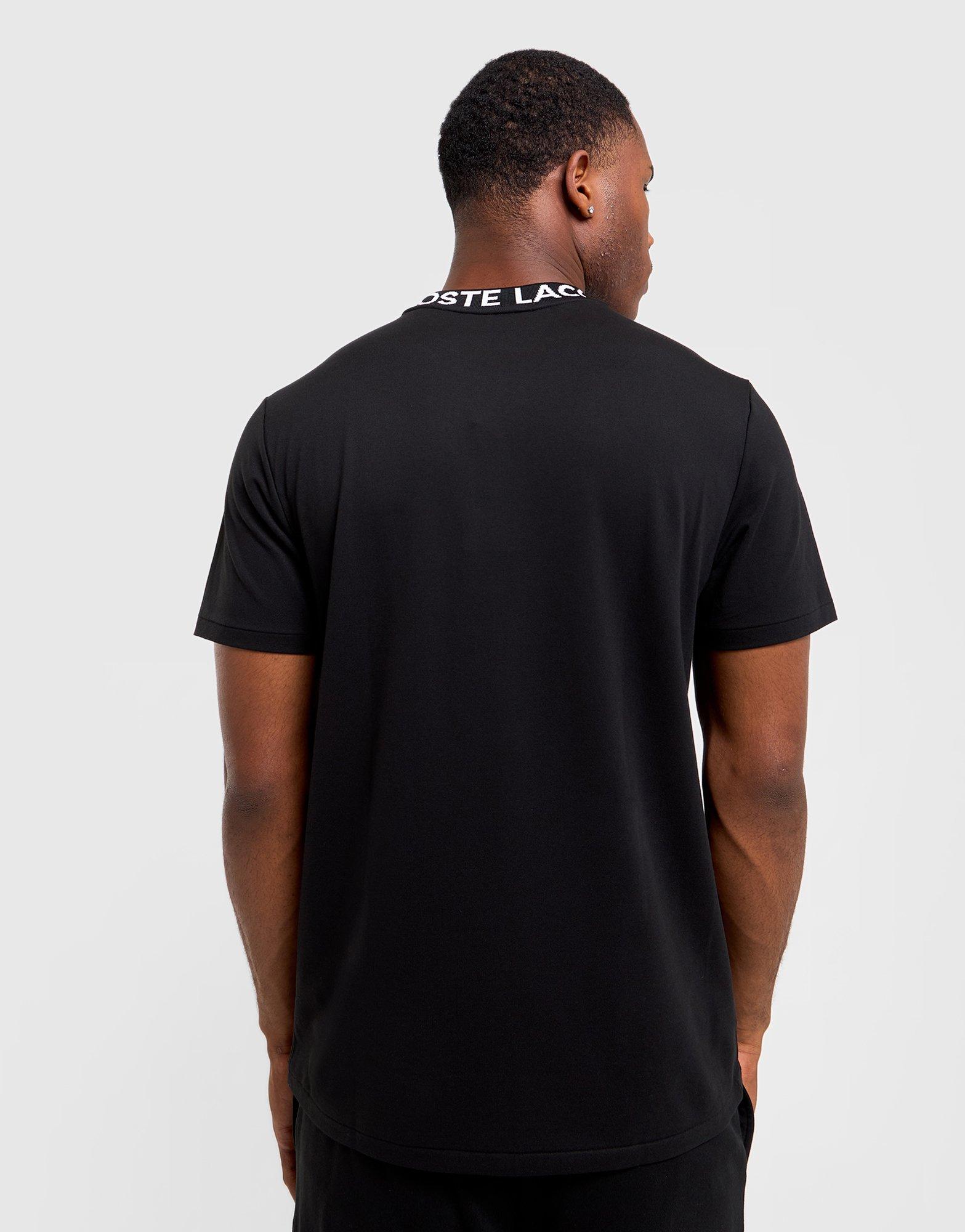 Lacoste Jacquard Neck T-Shirt