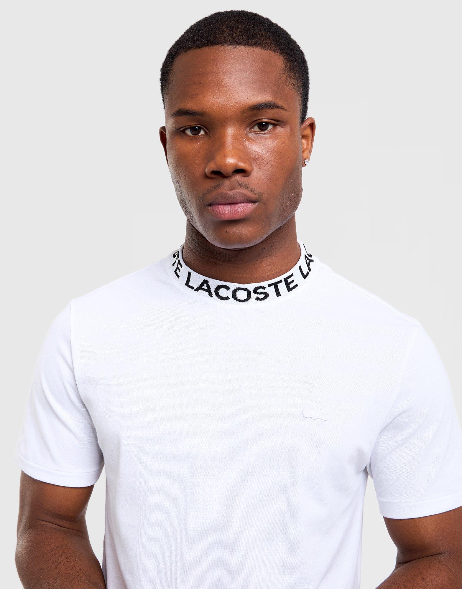 Lacoste Jacquard Neck T-Shirt