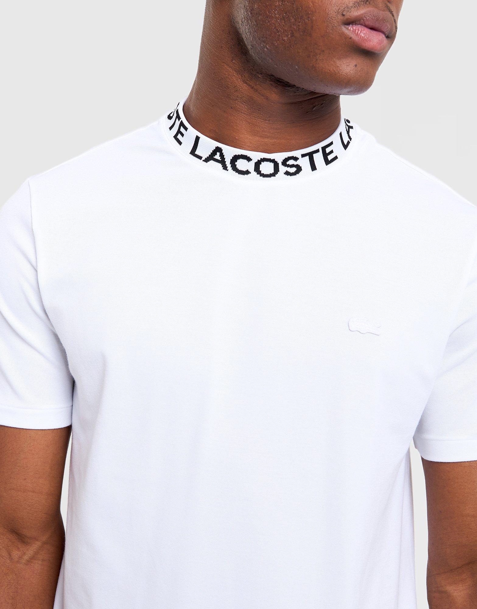Lacoste Jacquard Neck T-Shirt