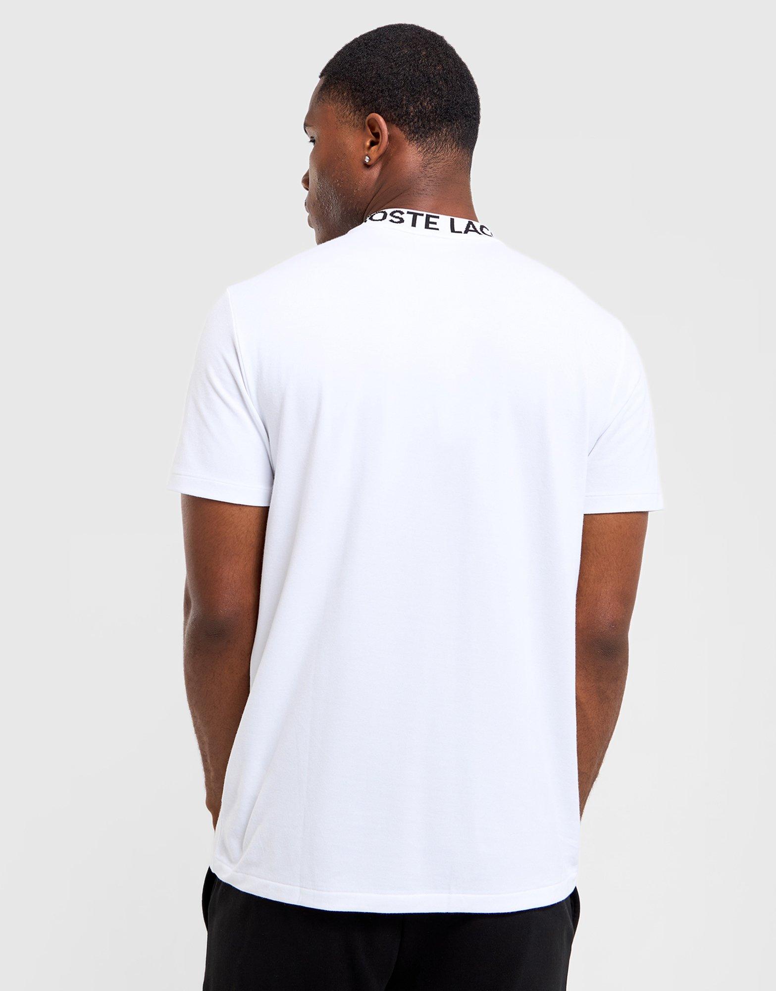 Lacoste Jacquard Neck T-Shirt