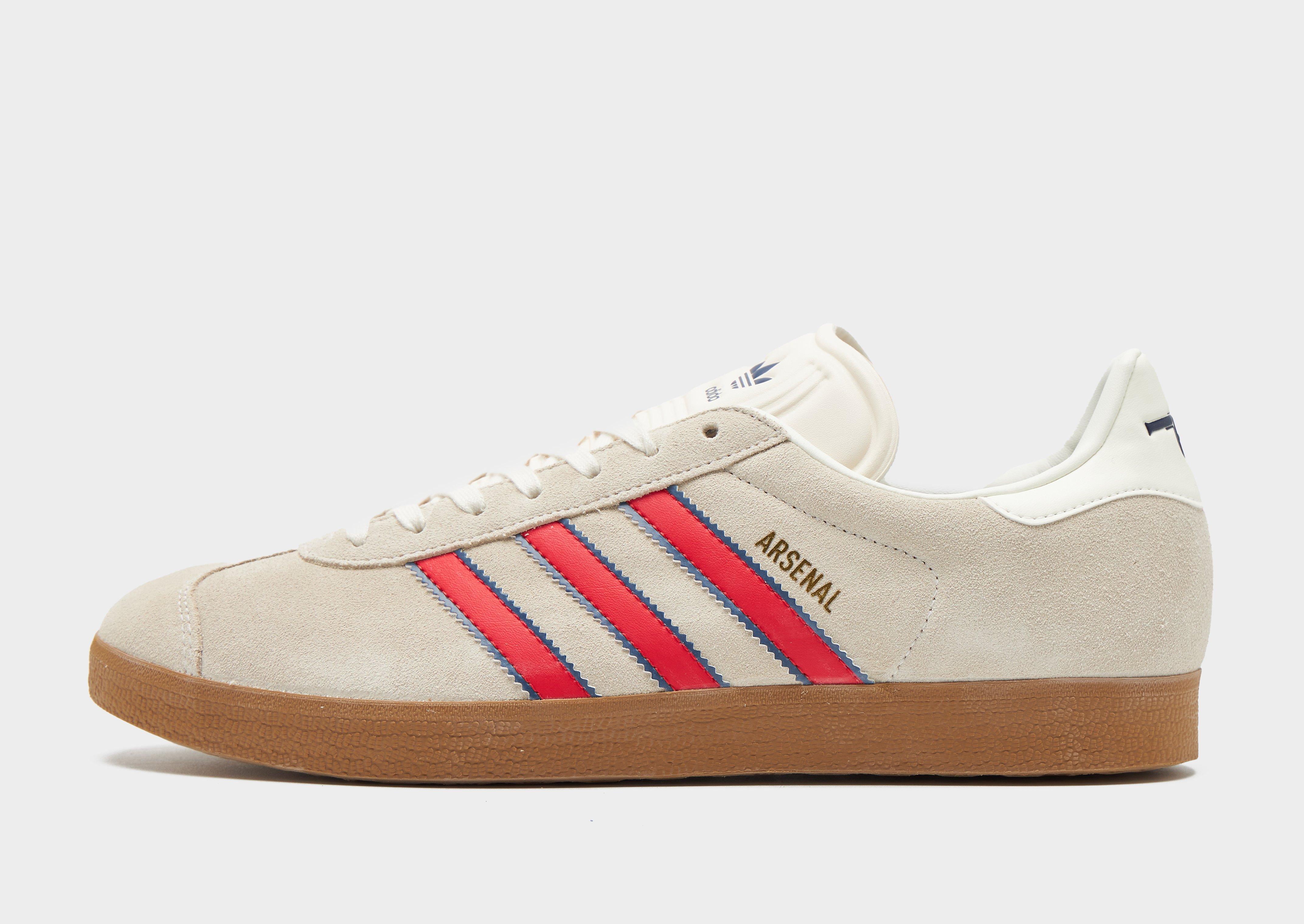 White adidas Originals Gazelle  