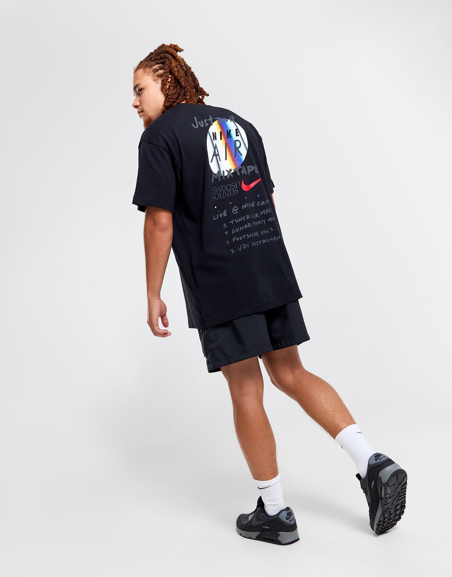 Black Nike Mixtape T-Shirt - JD Sports NZ