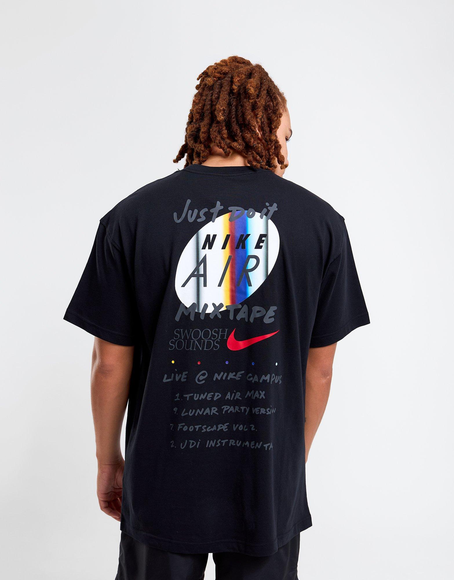 ★ドイツ発*NIKE*新作*JDI MIXTAPE Tシャツ/BLACK★ Black Nike Mixtape T-Shirt - JD Sports NZ