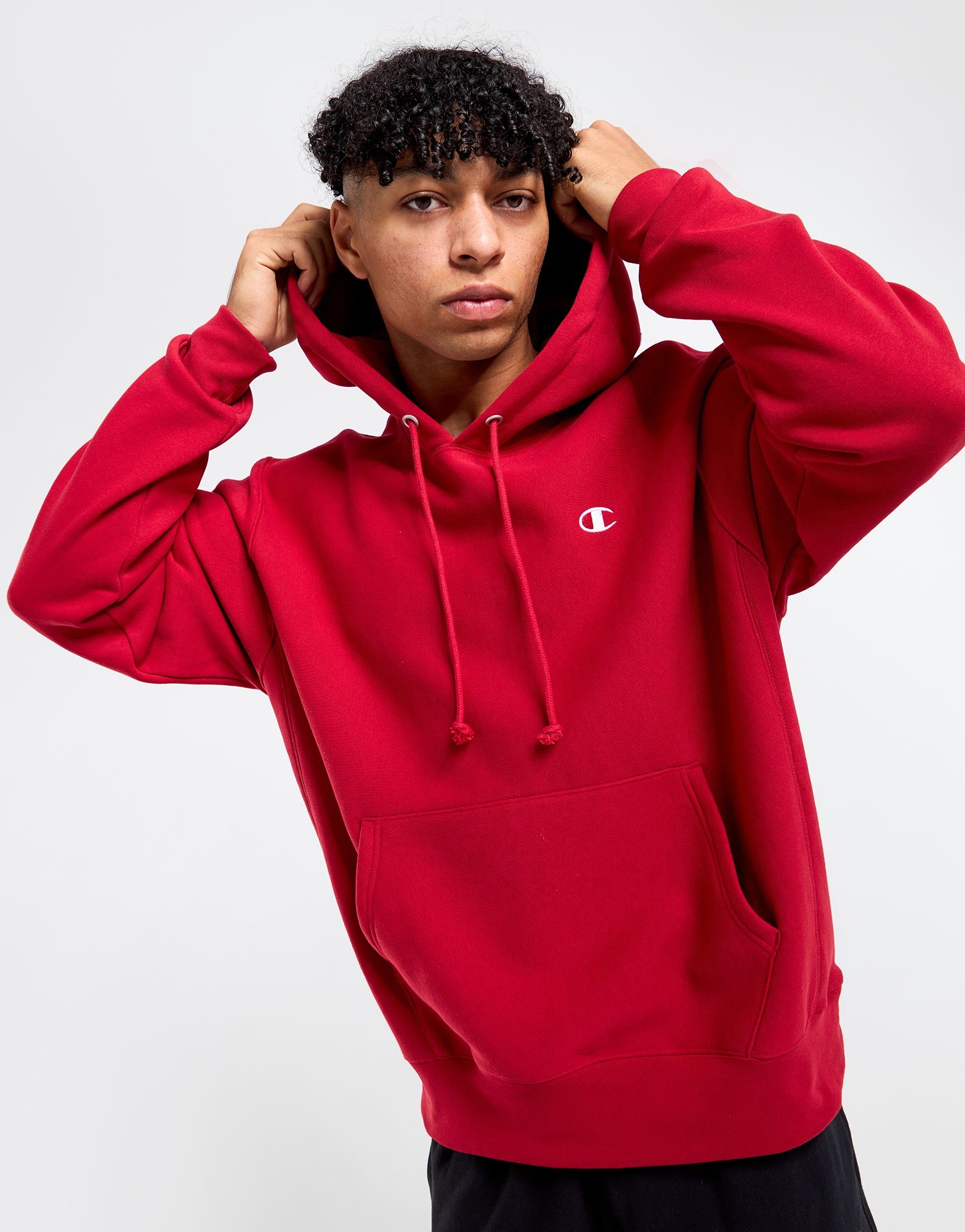Champion Reverse Weave Hoodie Maroon Champion Reverse Weave