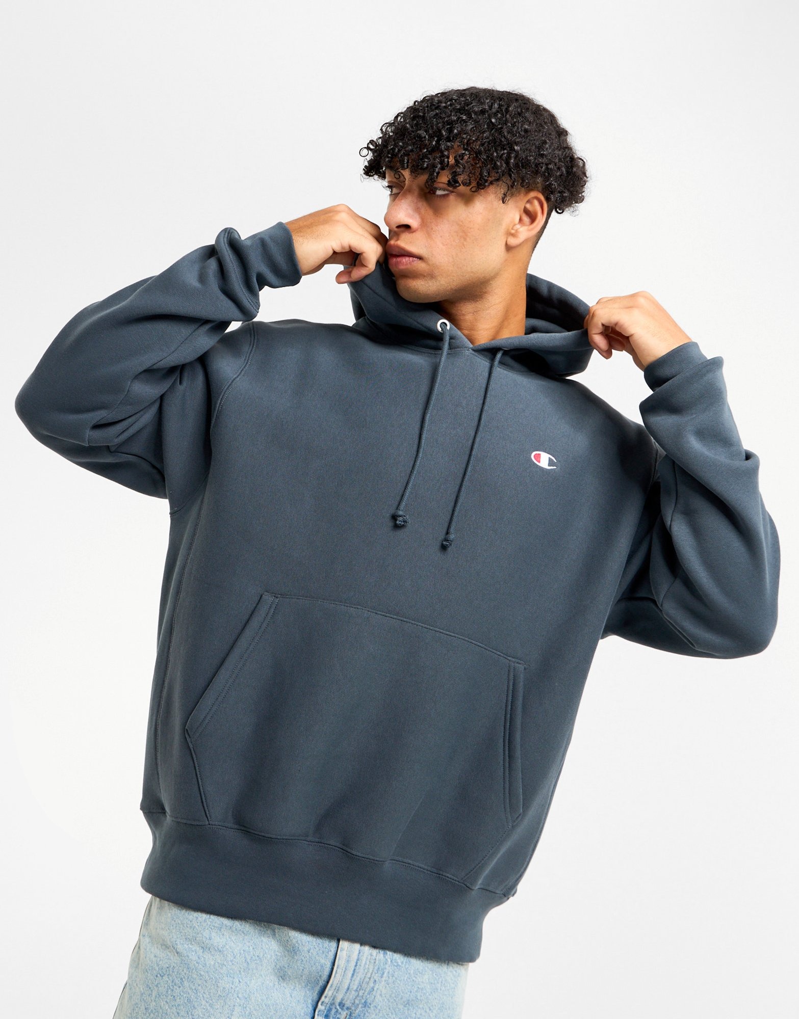 Percival Champion Sweater Grey Mens Gazelles Champion Reverse