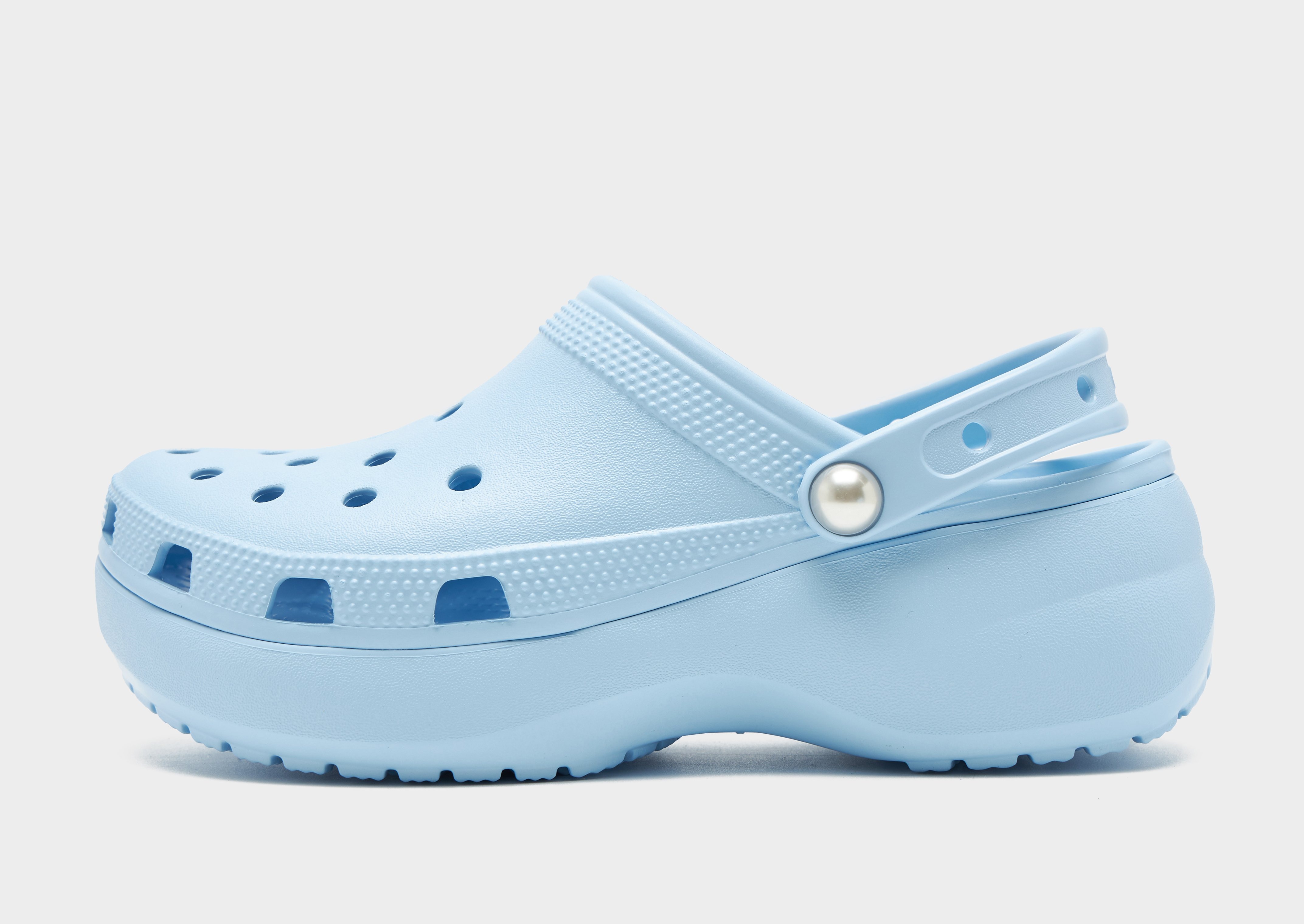 Blue Crocs Classic Platform Pearl Clog Women's - JD Sports