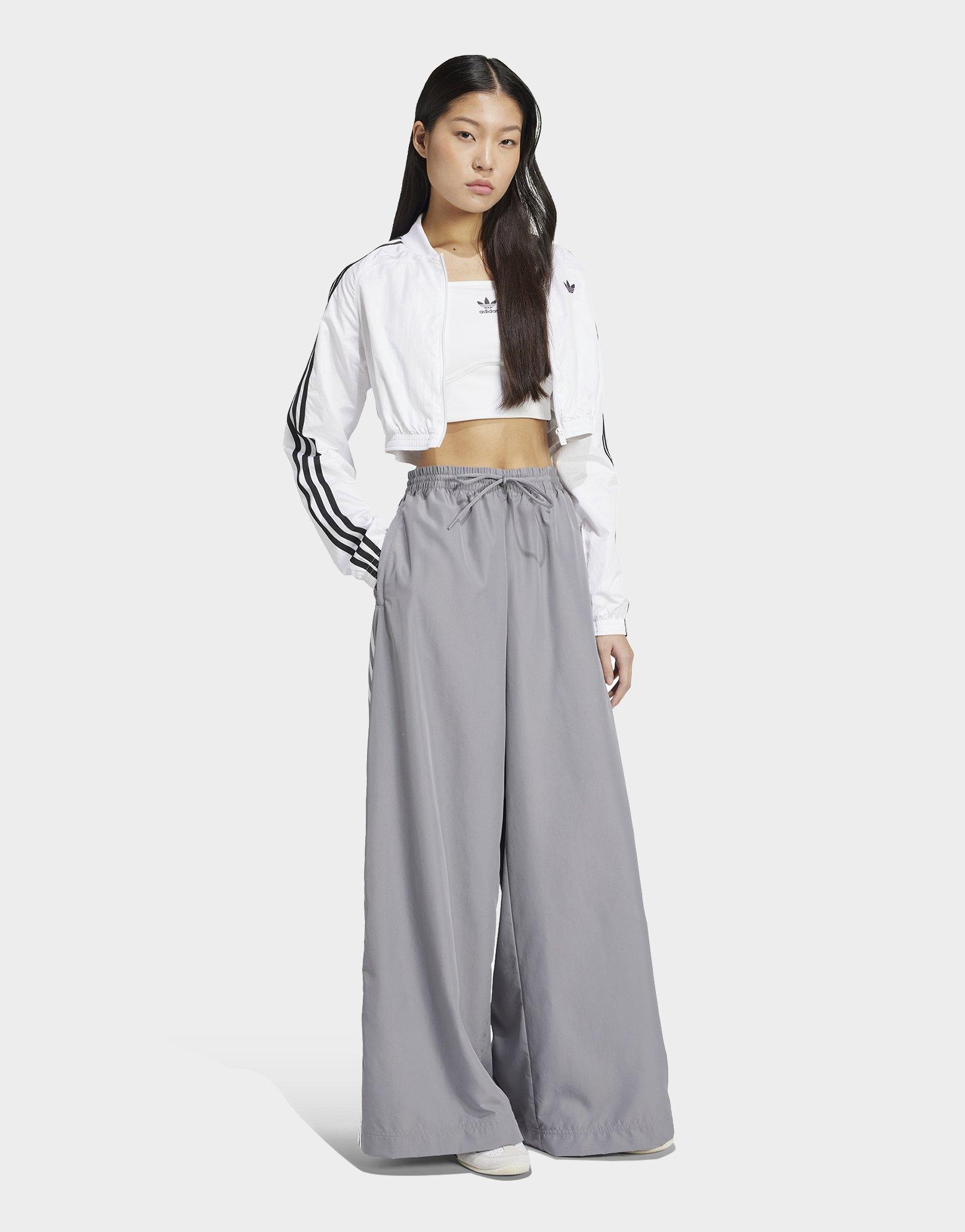 ★adidas★ ADILENIUM 3 OVERSIZED TRACK PANTS GREY JD3389 WMNS) adidas originals Adilenium Oversized Track Pants 'Grey
