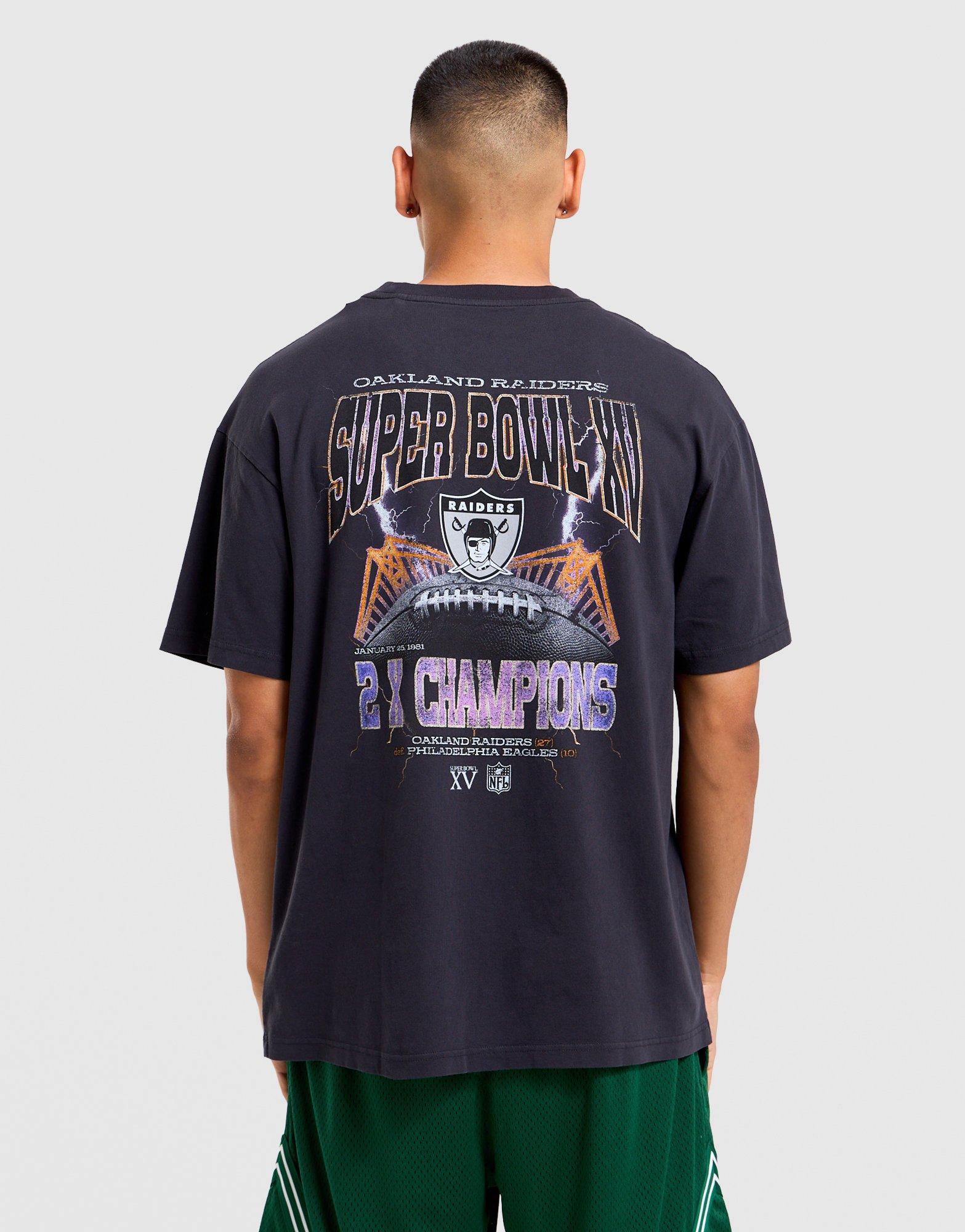 Mitchell & Ness NFL Raiders vs Eagles Superbowl T-Shirt