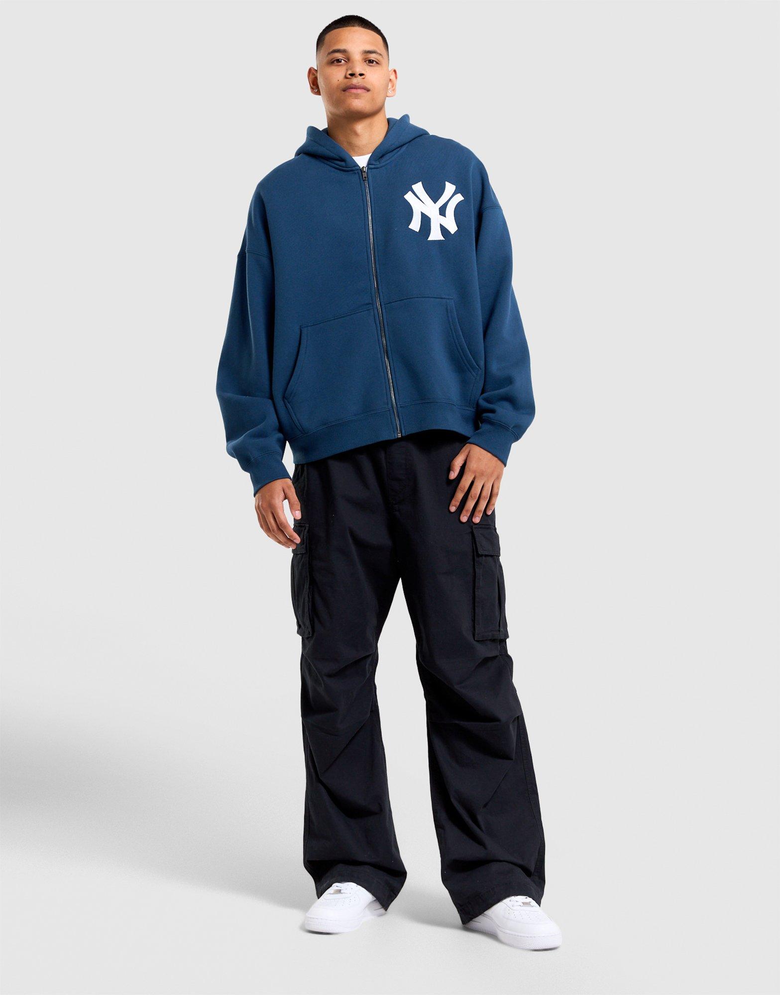 Majestic Full Zip Boxy Yankees Hoodie