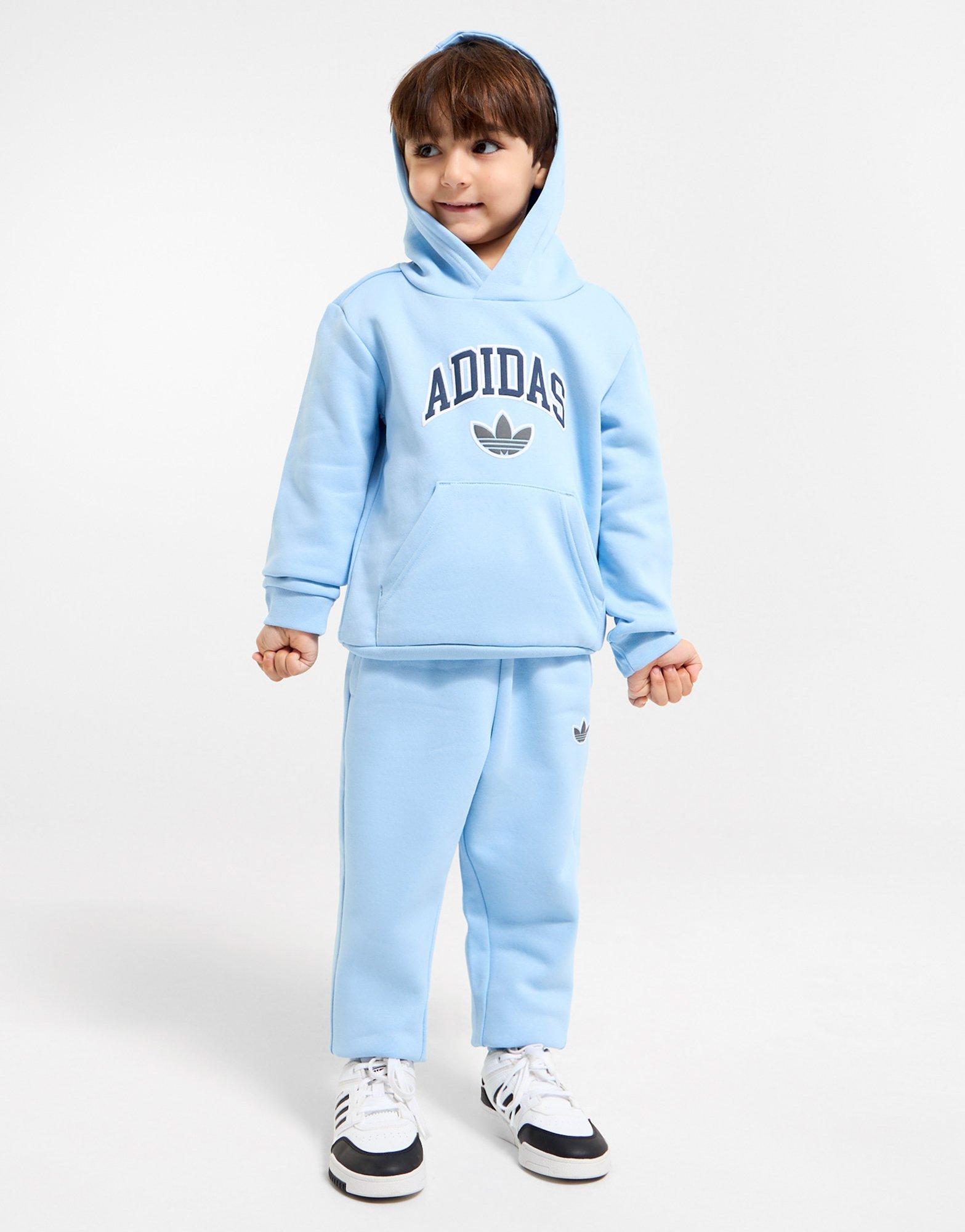 Blue adidas Originals Hoodie Tracksuit Set Children's JD Sports NZ