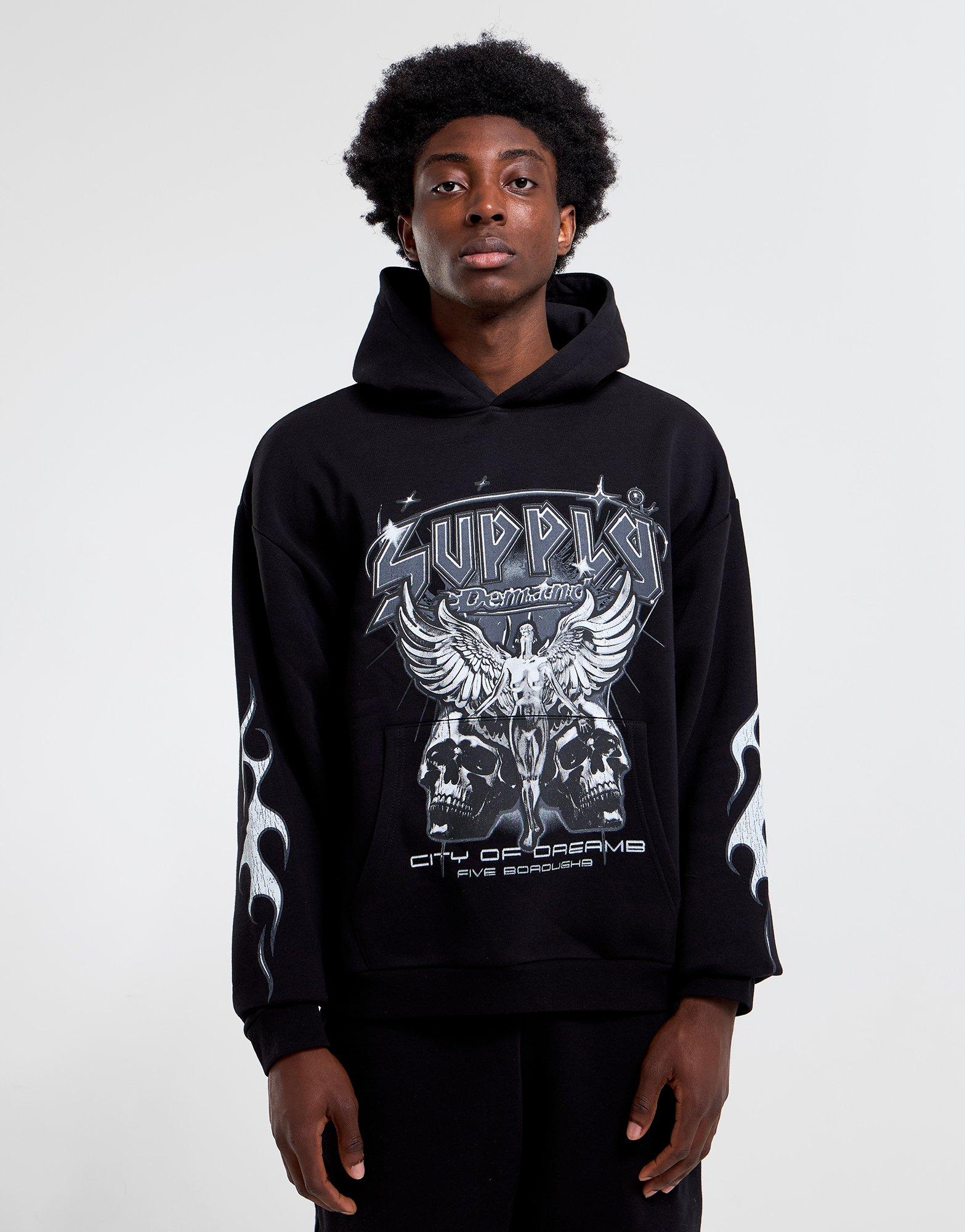 Black Supply Demand Hoodie JD Sports