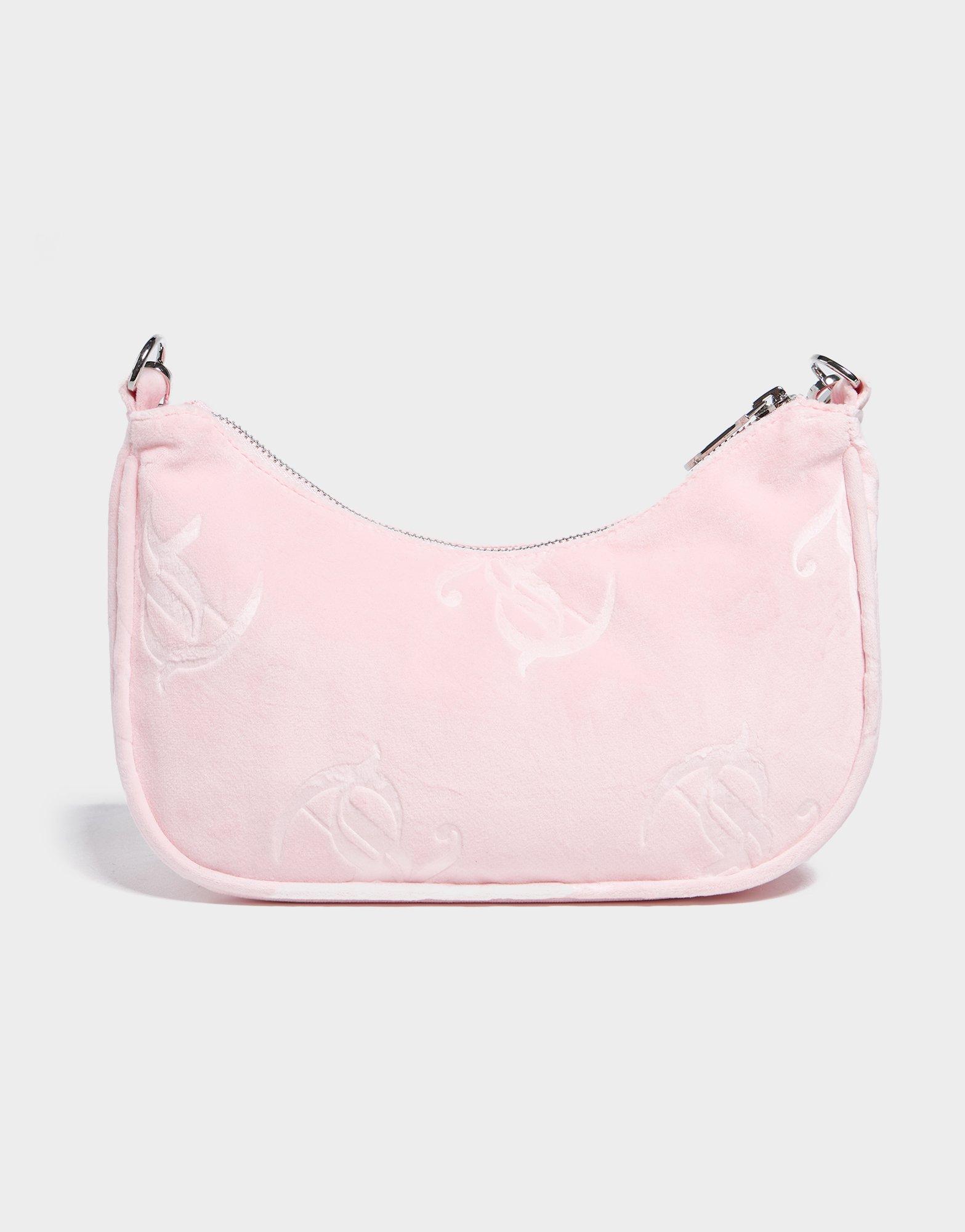 JUICY COUTURE Velour Diamante Shoulder Bag