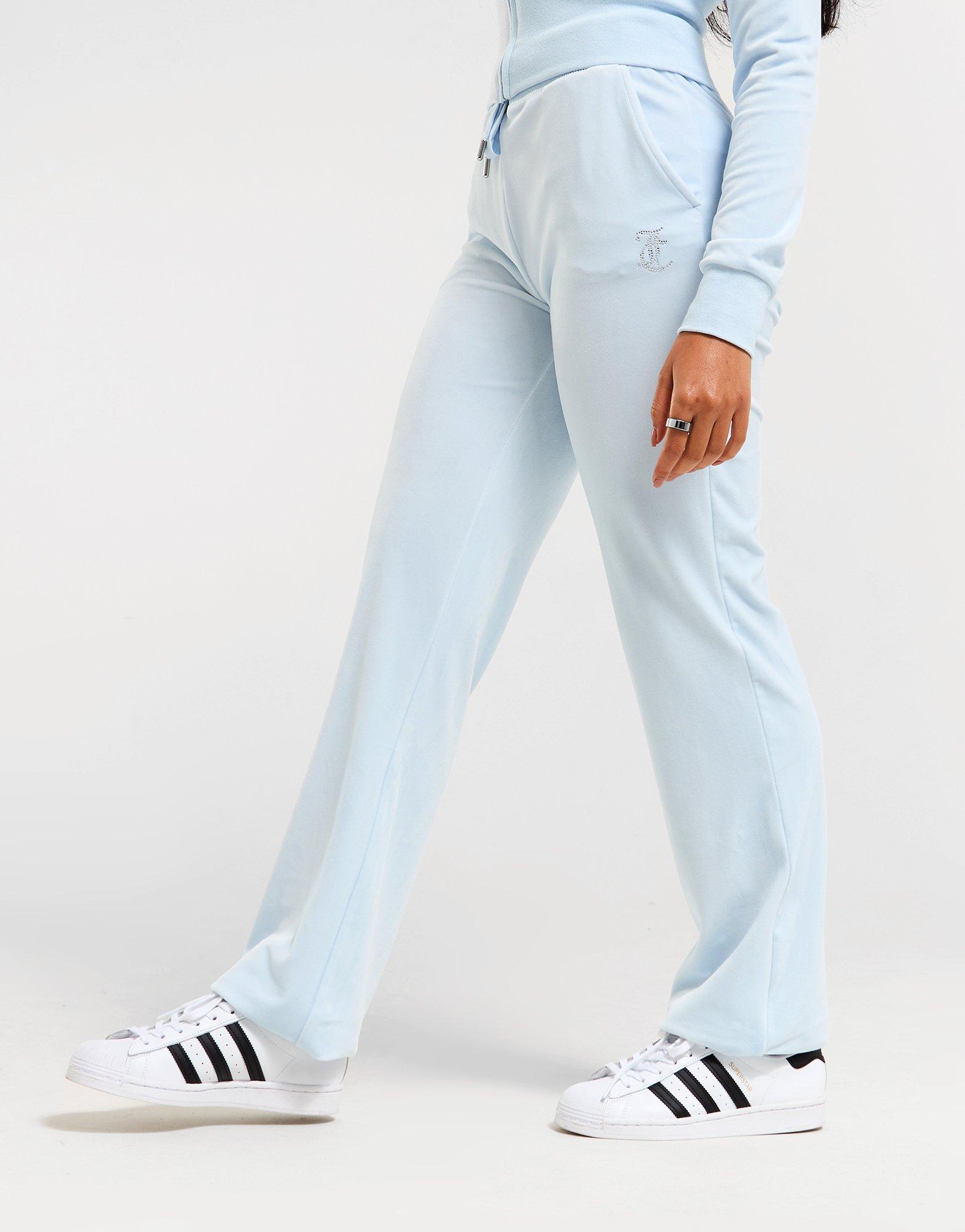 JUICY COUTURE Diamante Velour Track Pants