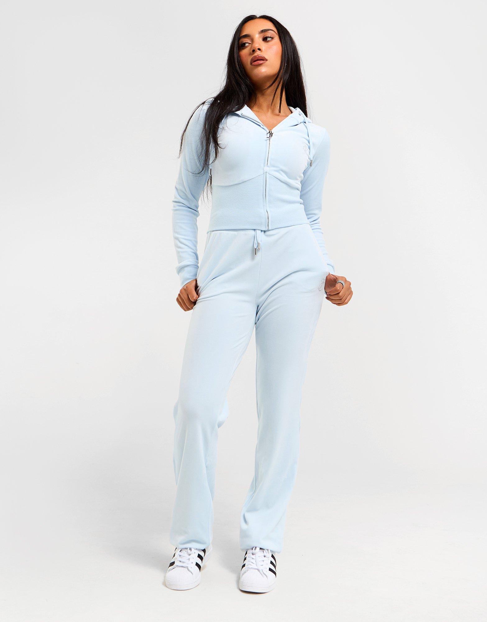 JUICY COUTURE Diamante Velour Track Pants