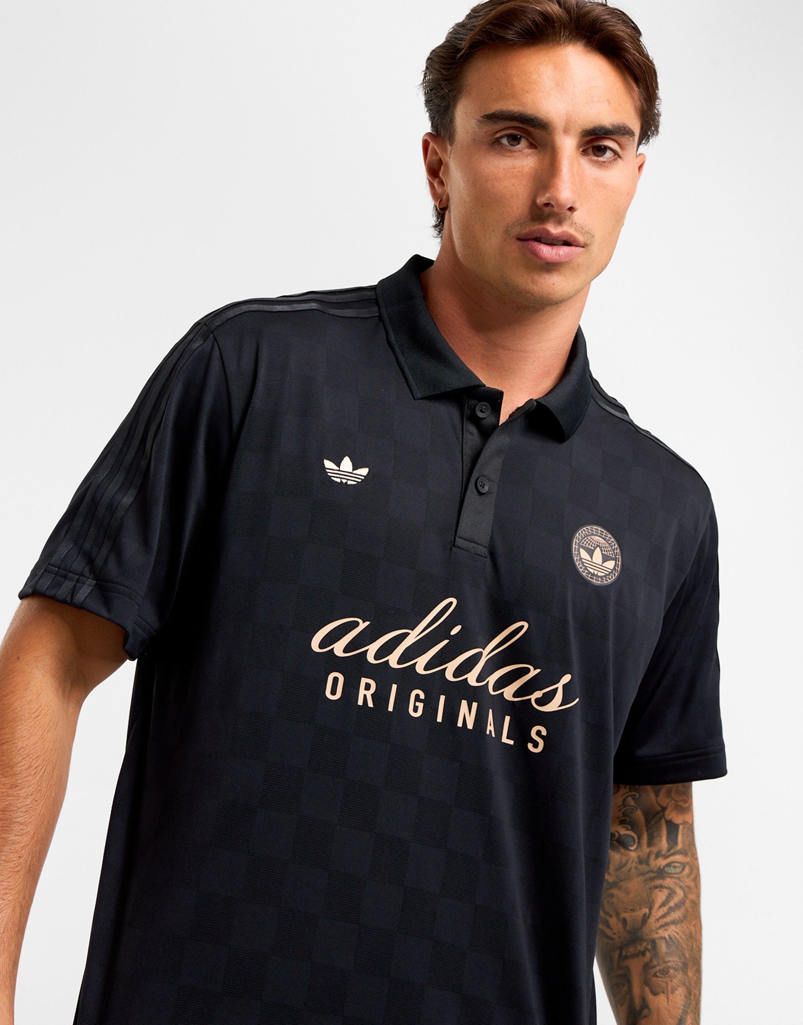 Black adidas Originals Polo Shirt - JD Sports NZ