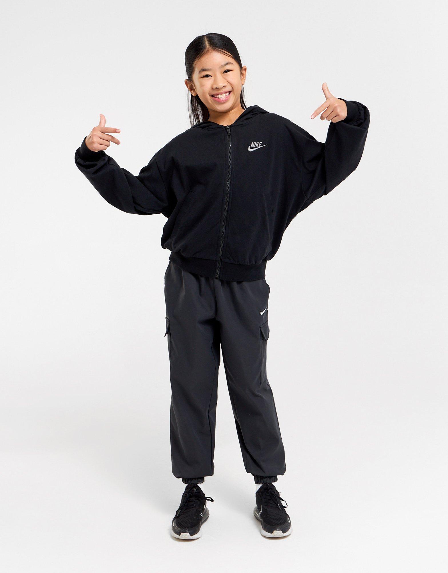 Nike Crop Full Zip Hoodie Junior's