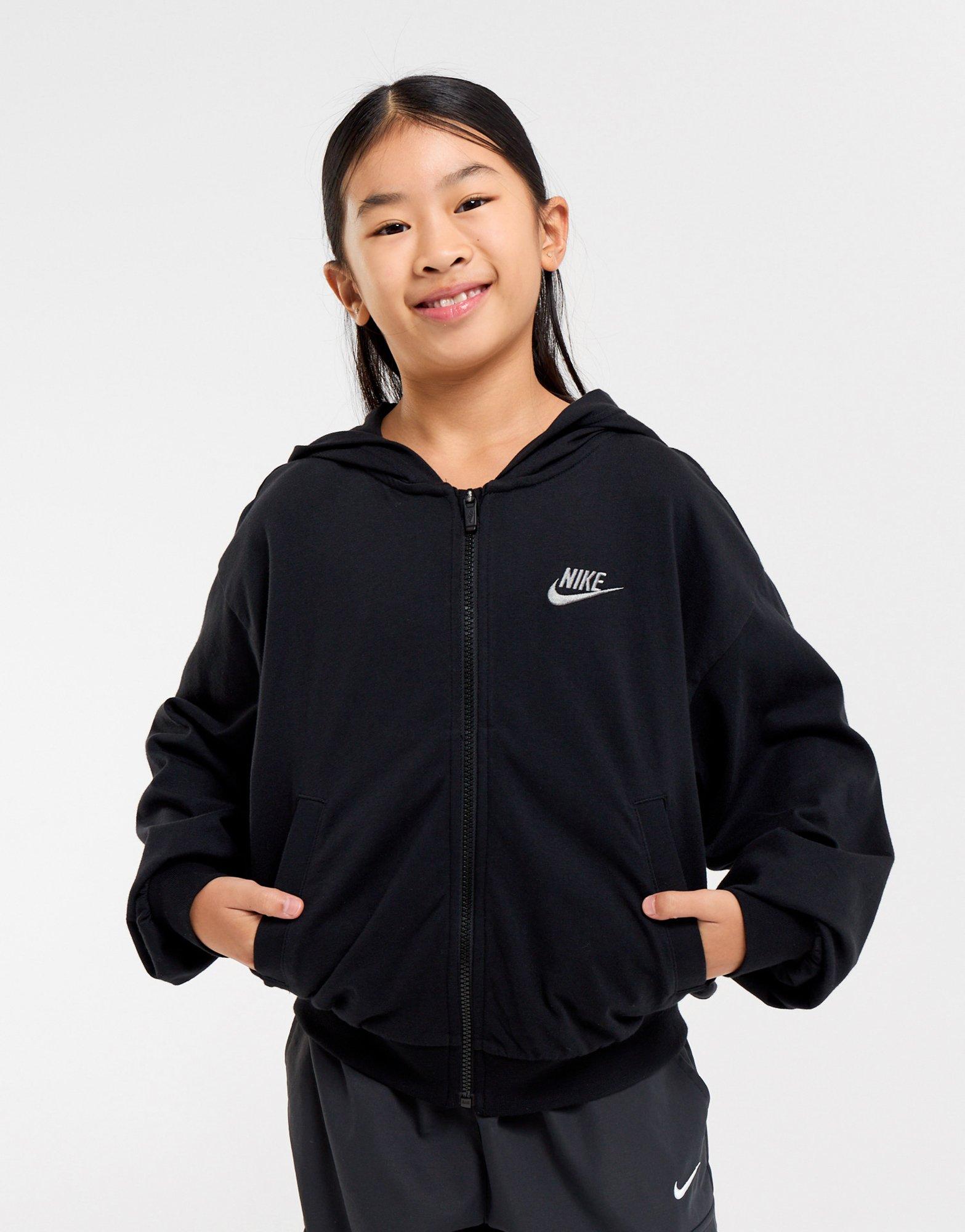 Nike Crop Full Zip Hoodie Junior's