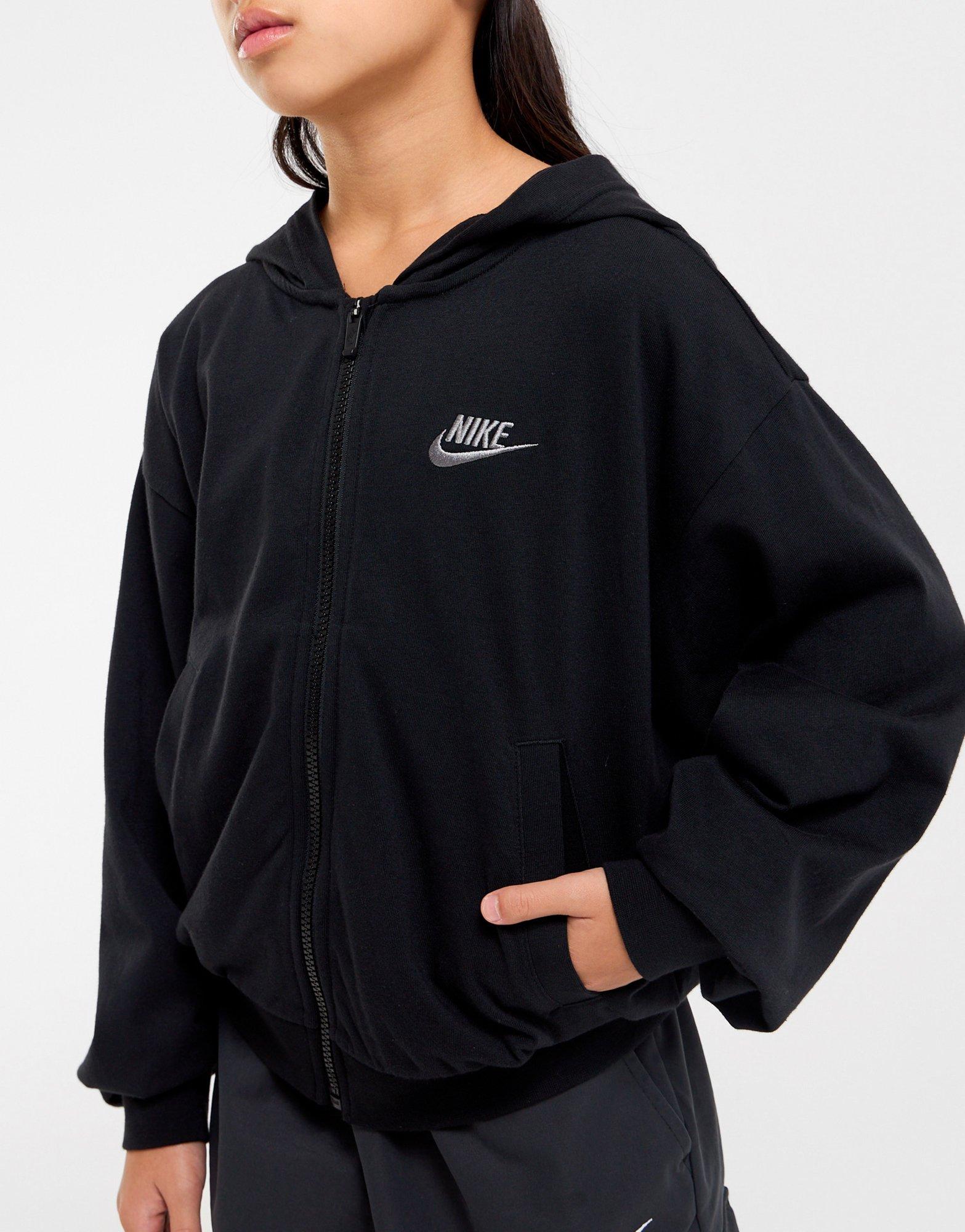 Nike Crop Full Zip Hoodie Junior's