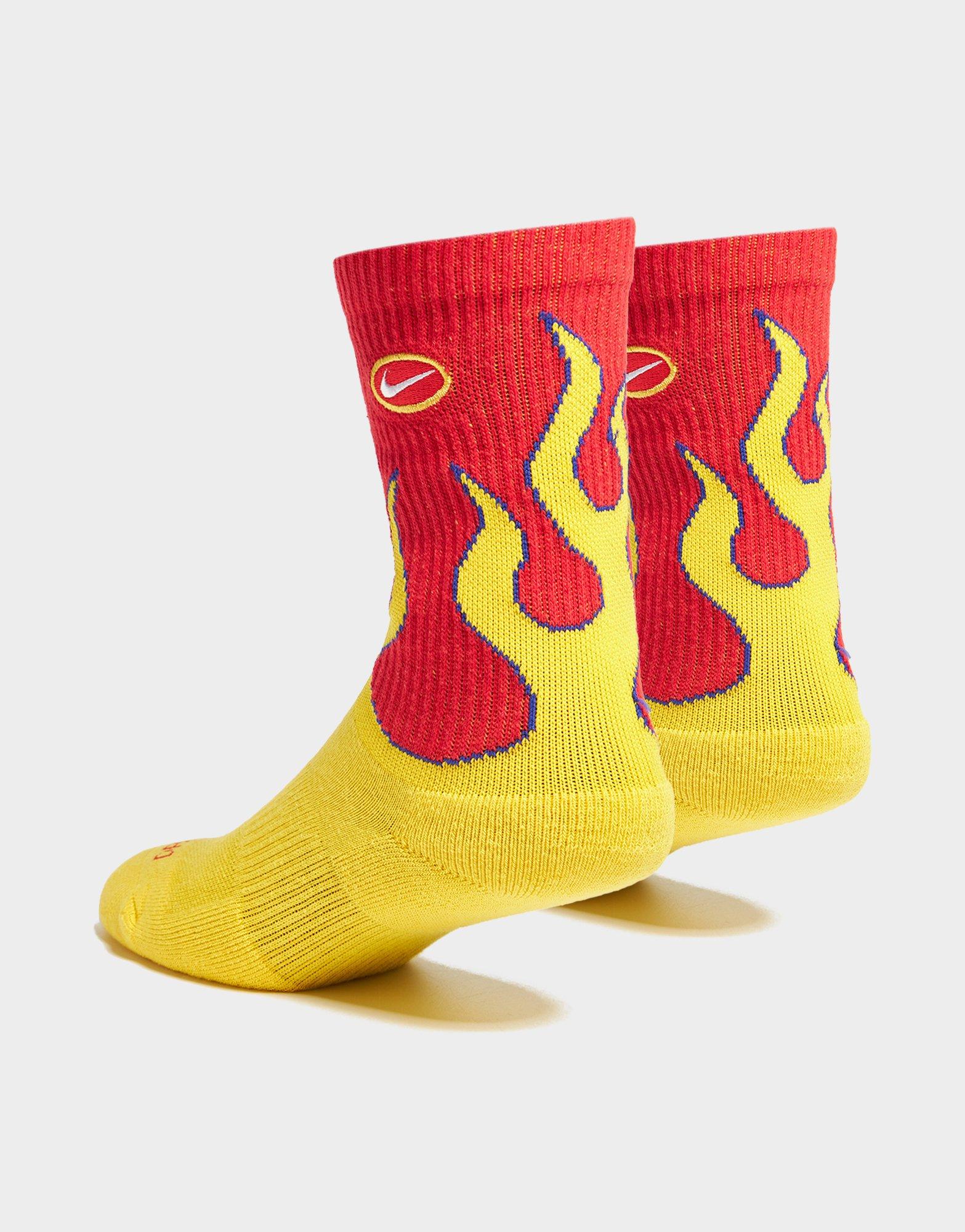 Nike Everyday Plus Flames Crew Socks (1 Pack)