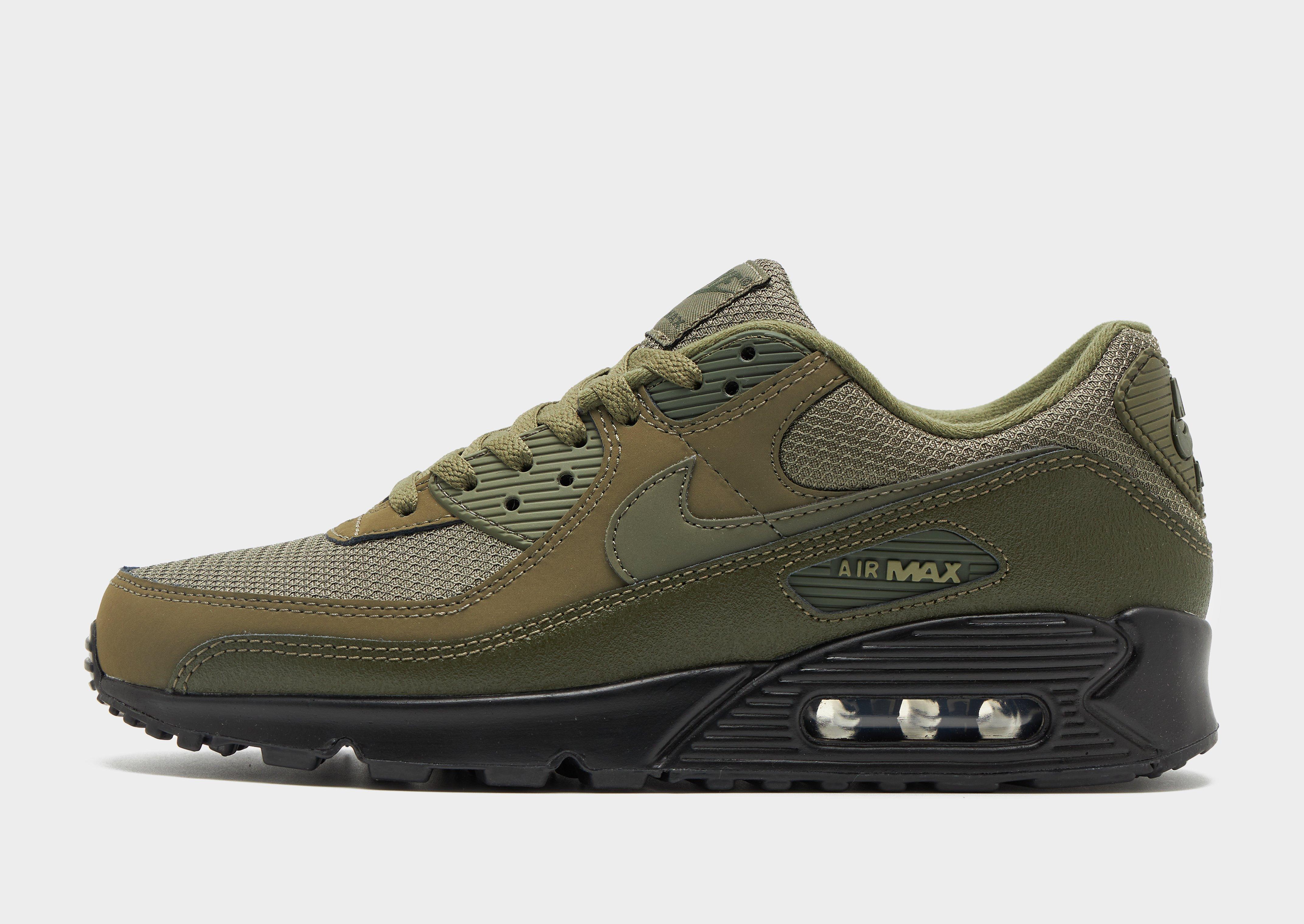 Mens Shoe Nike Air Max 90 Essential Olive Green Green Nike Air Max