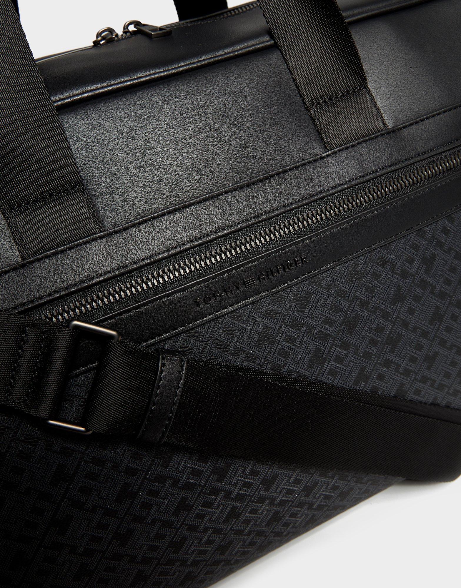 Tommy Hilfiger Monogram Crossbody Duffle Bag