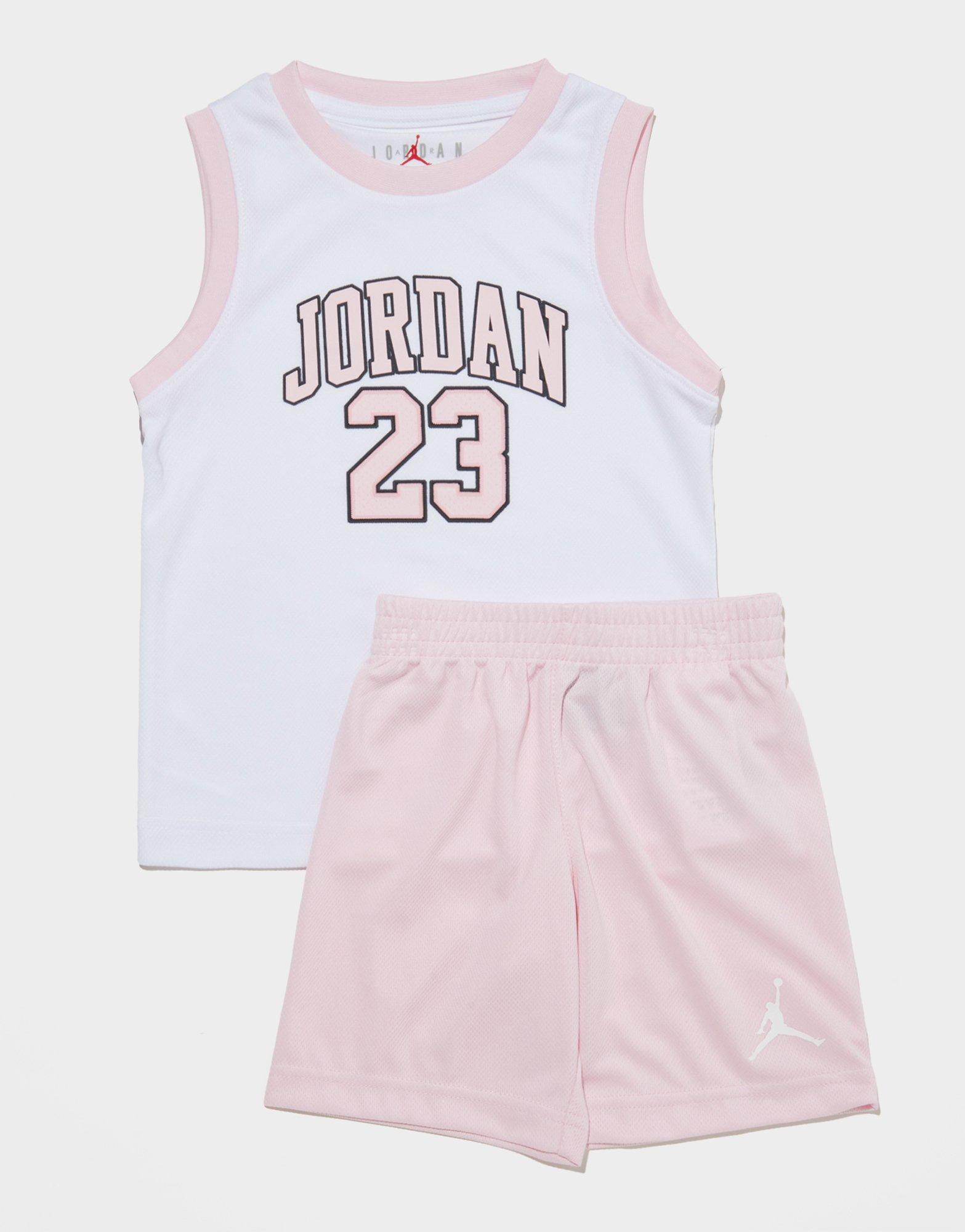 Pink Jordan Tank Tops Pink Jordan Tank Top/Shorts Set Infant's JD - Main Image