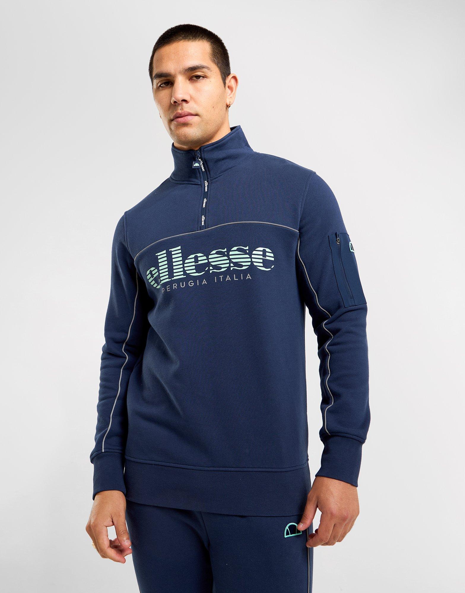 Blue Ellesse Half Zip Track Top - JD Sports