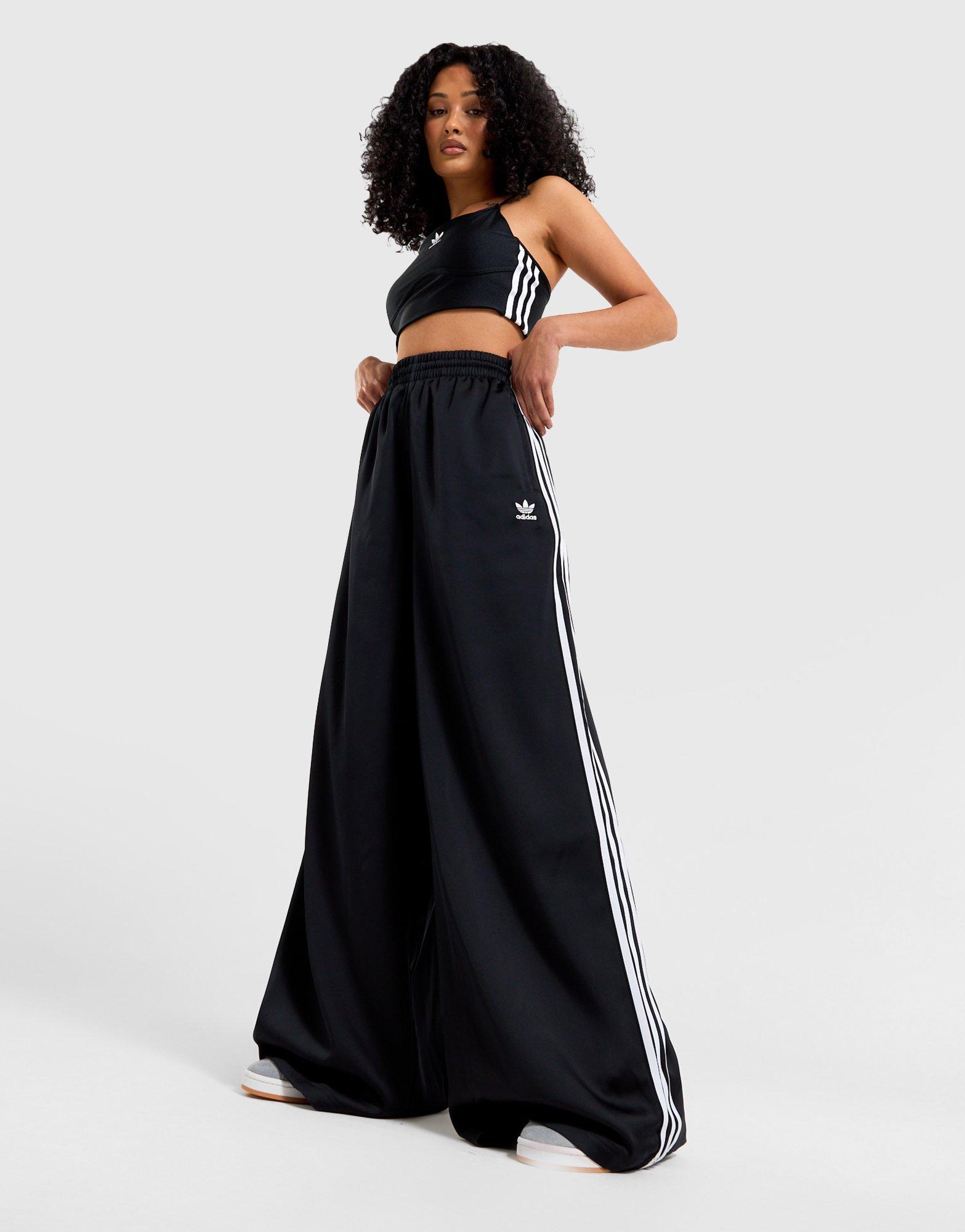 adidas Originals Adicolor Satin Wide Leg Track Pants