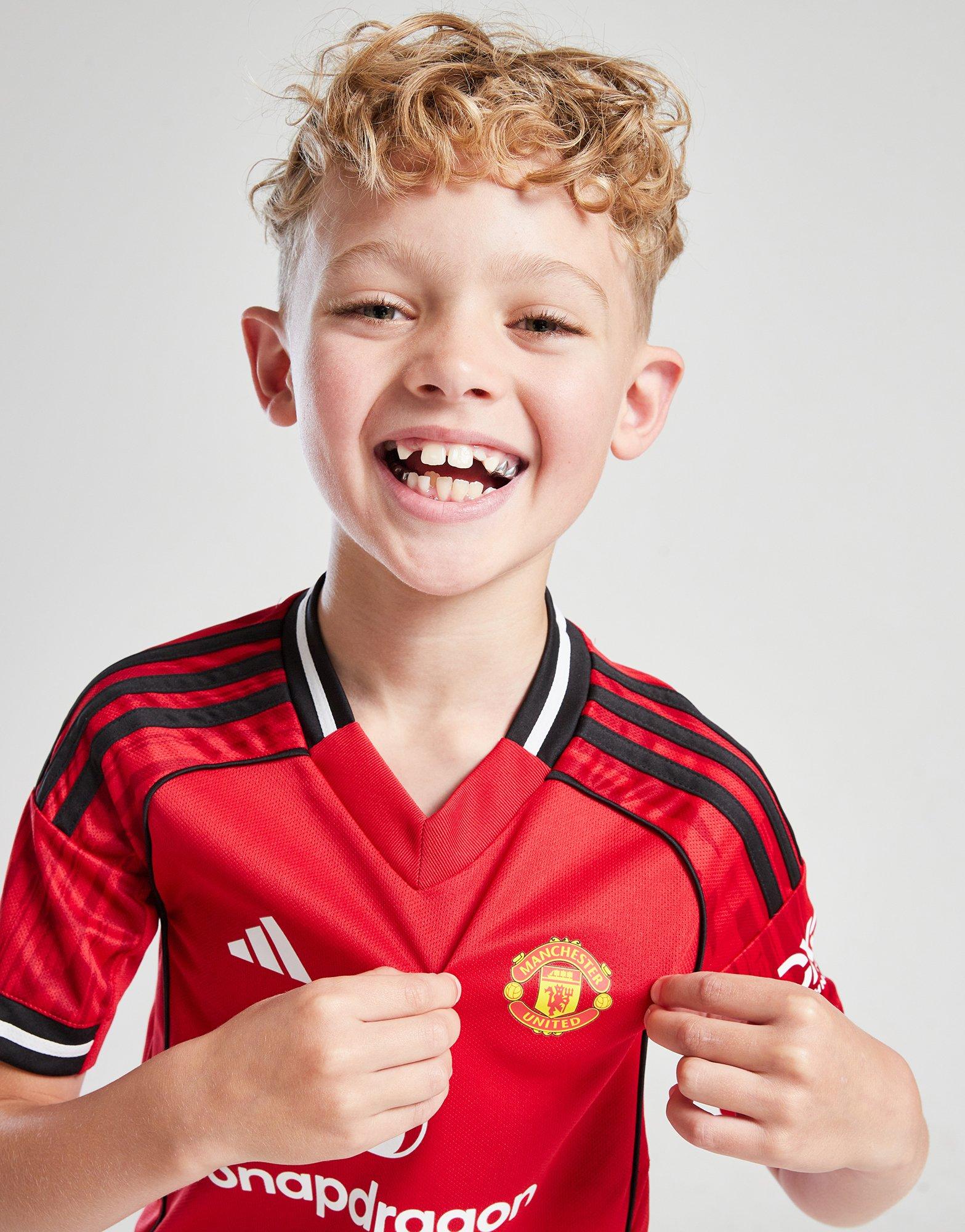 adidas Manchester United FC 2025/26 Home Kit Children's