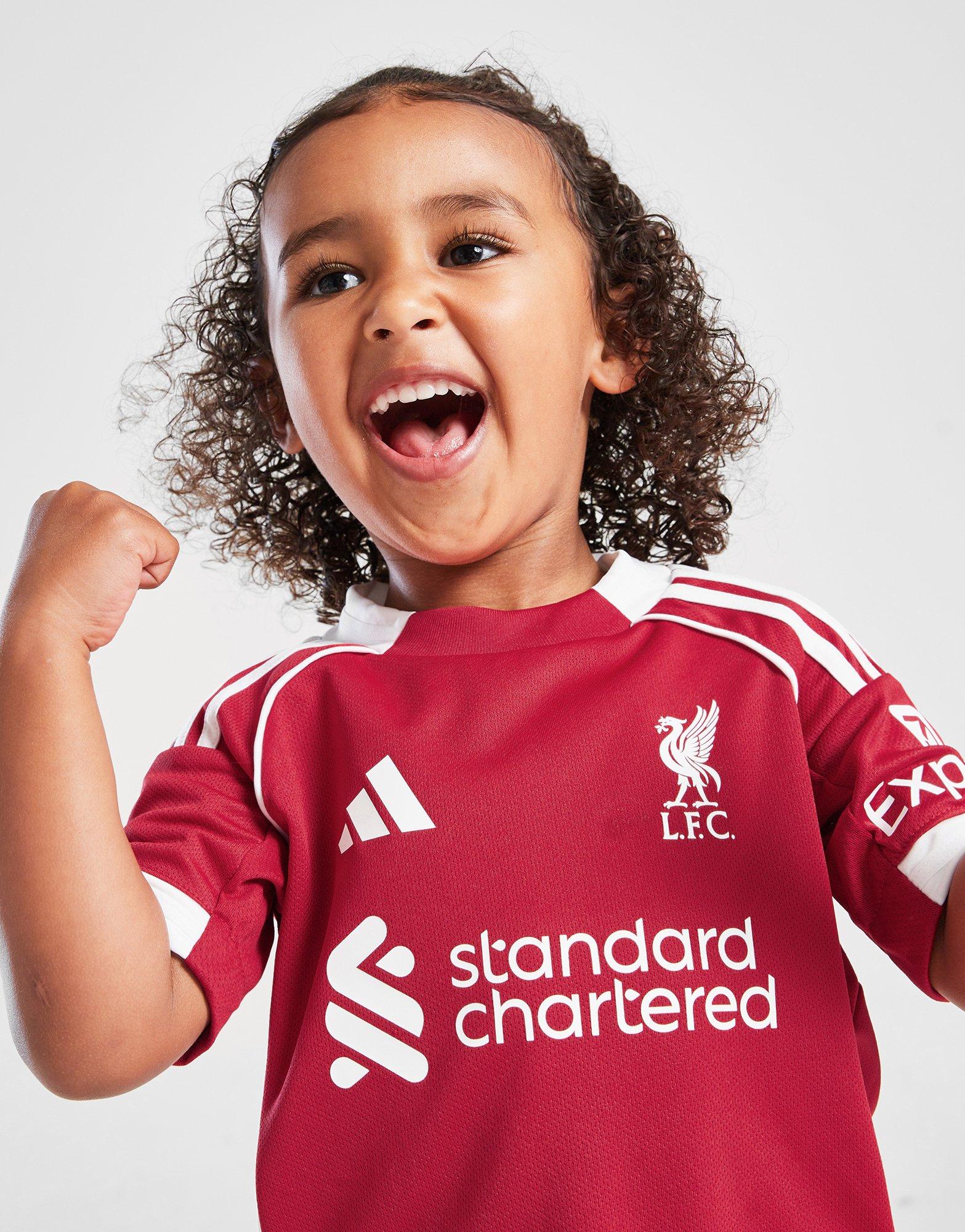 adidas Liverpool FC 2025/26 Home Kit Children's