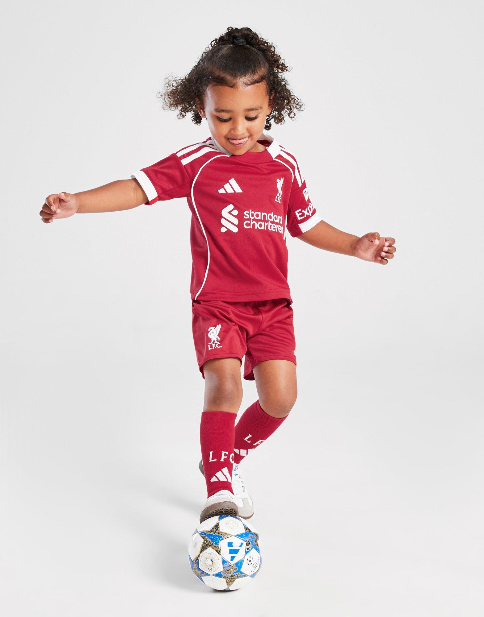 adidas Liverpool FC 2025/26 Home Kit Children's