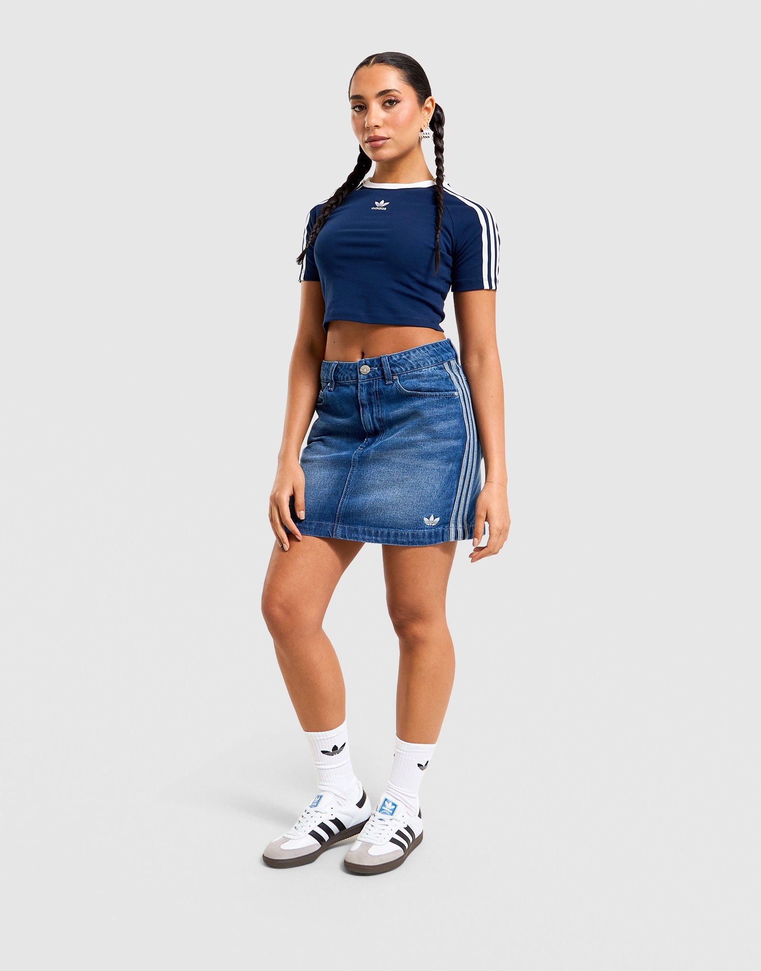 adidas Originals Denim Mini Skirt