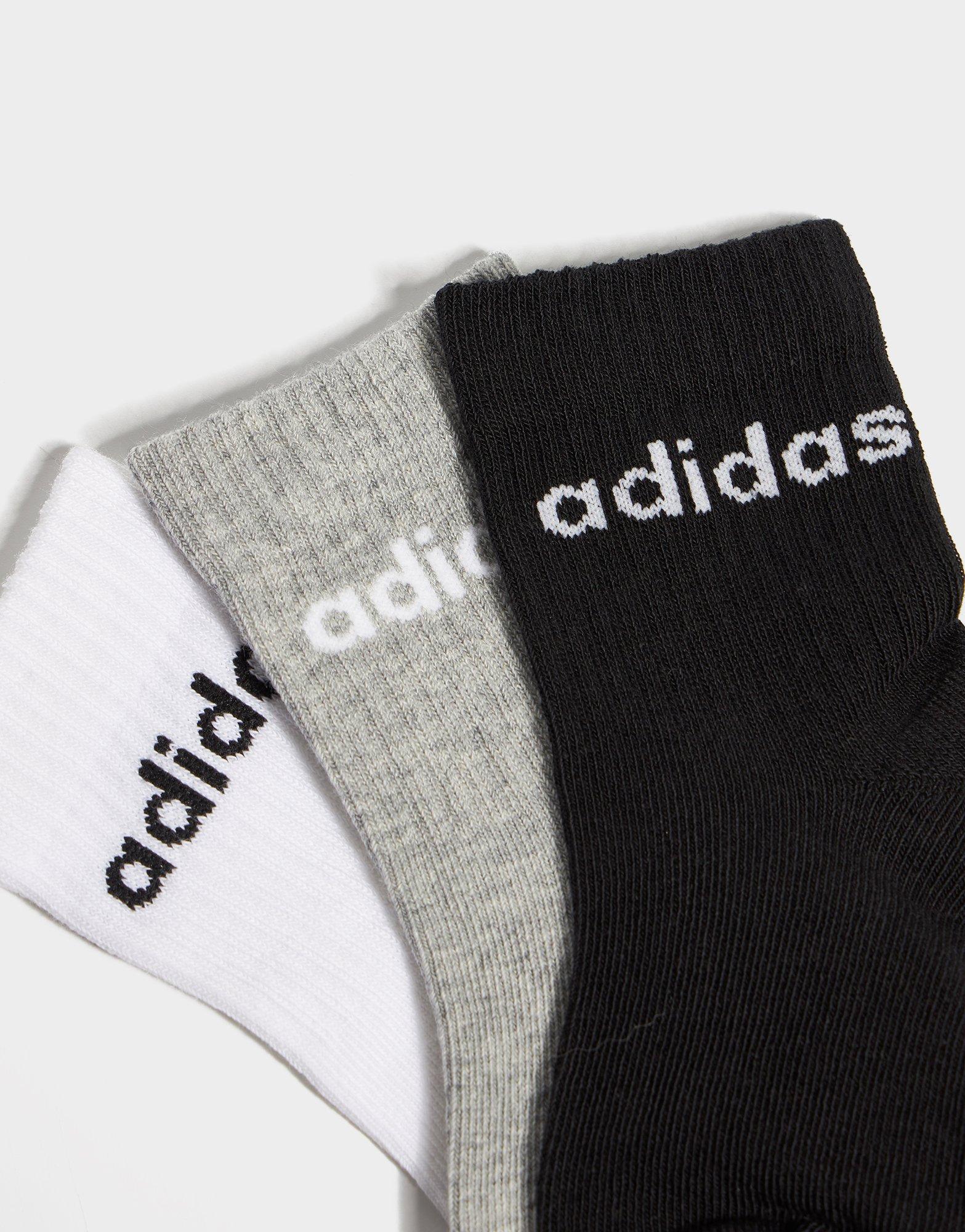 adidas Linear Crew Socks 3 Pack Infant's