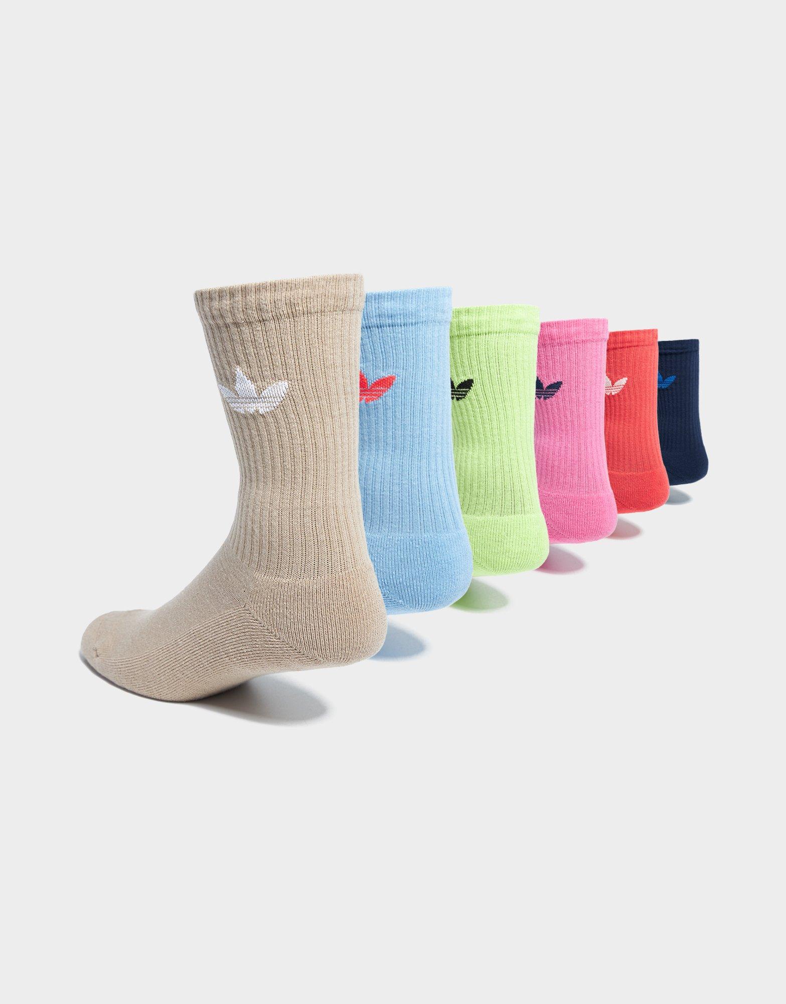 adidas Originals Trefoil Cushion Crew Socks 6 Pack
