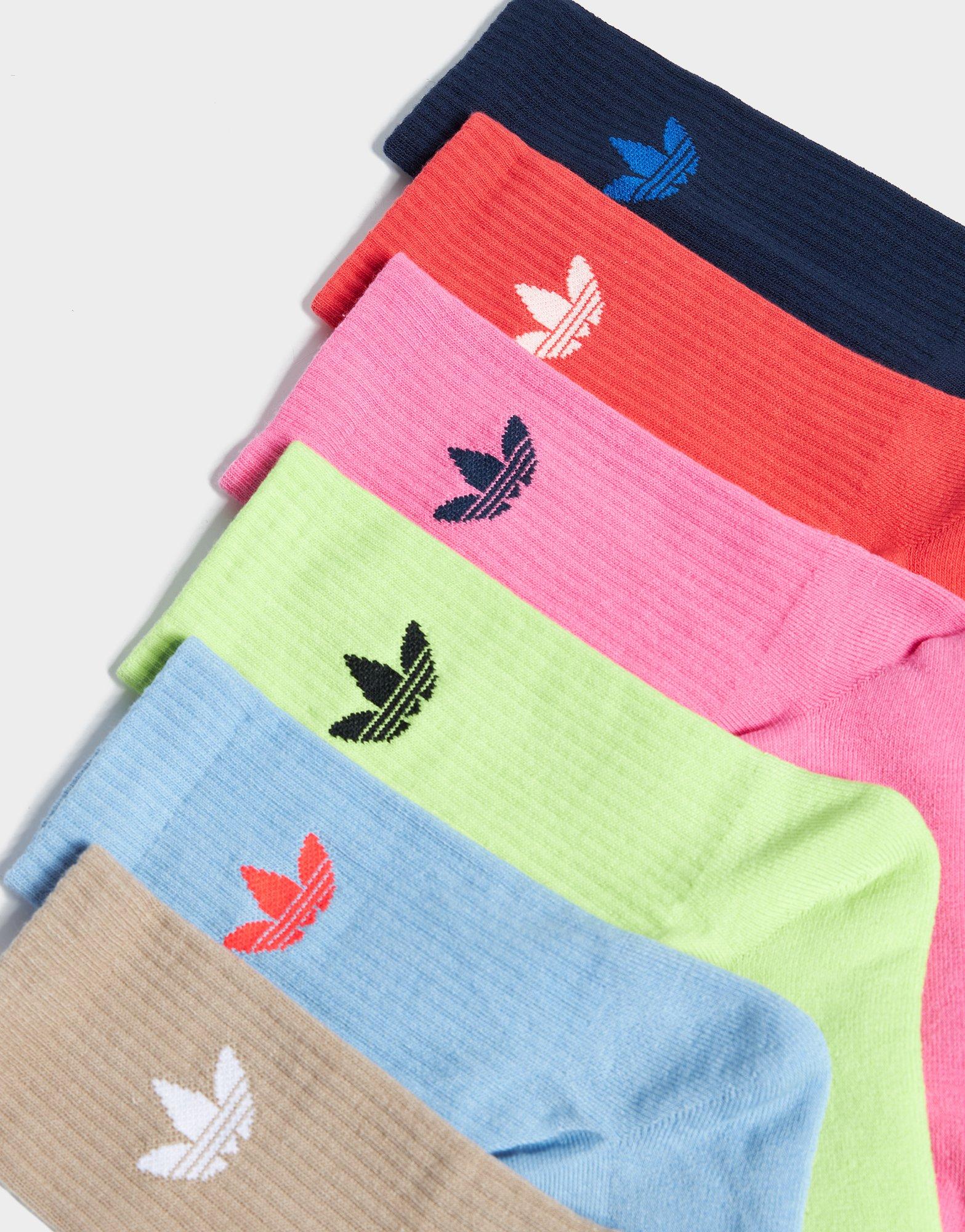 adidas Originals Trefoil Cushion Crew Socks 6 Pack