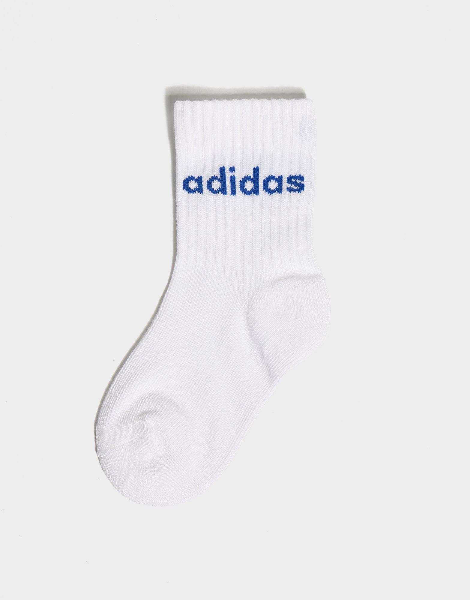 adidas Linear Crew Socks 3 Pack Infant's