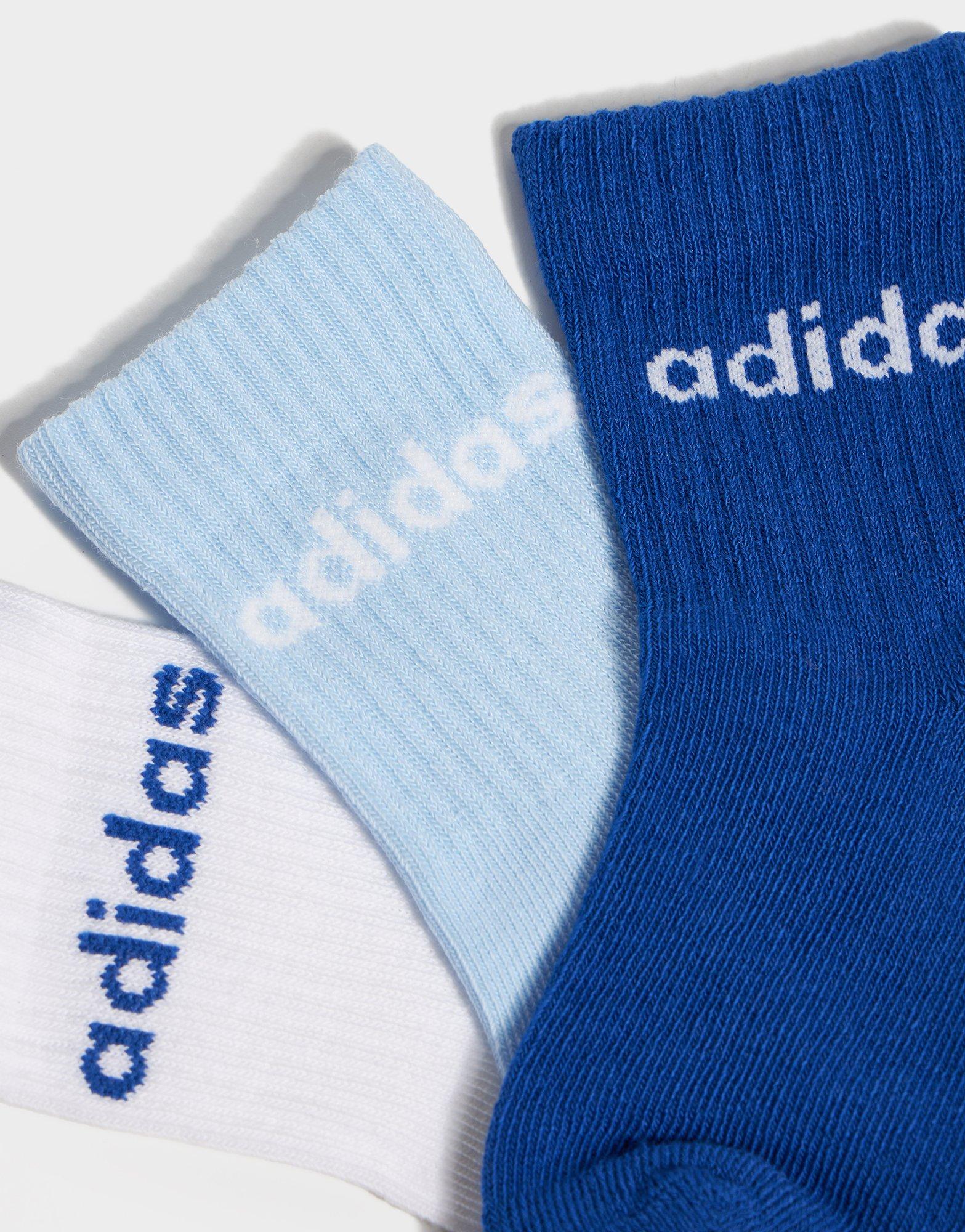 adidas Linear Crew Socks 3 Pack Infant's