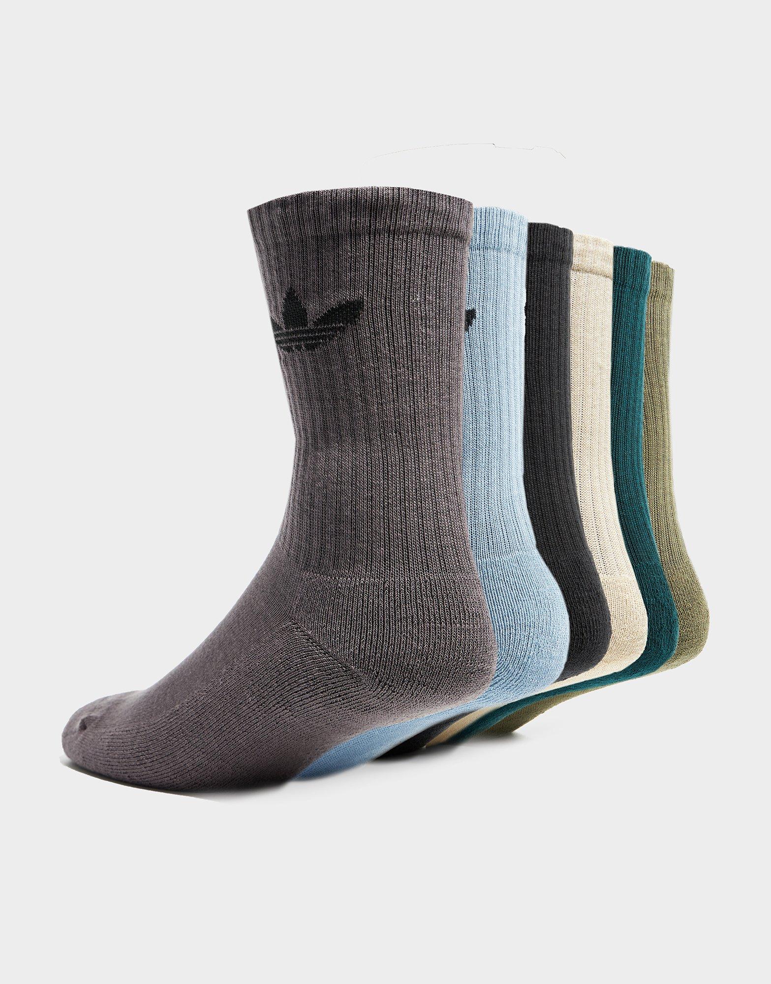 adidas Originals Trefoil Cushion Crew Socks 6 Pack